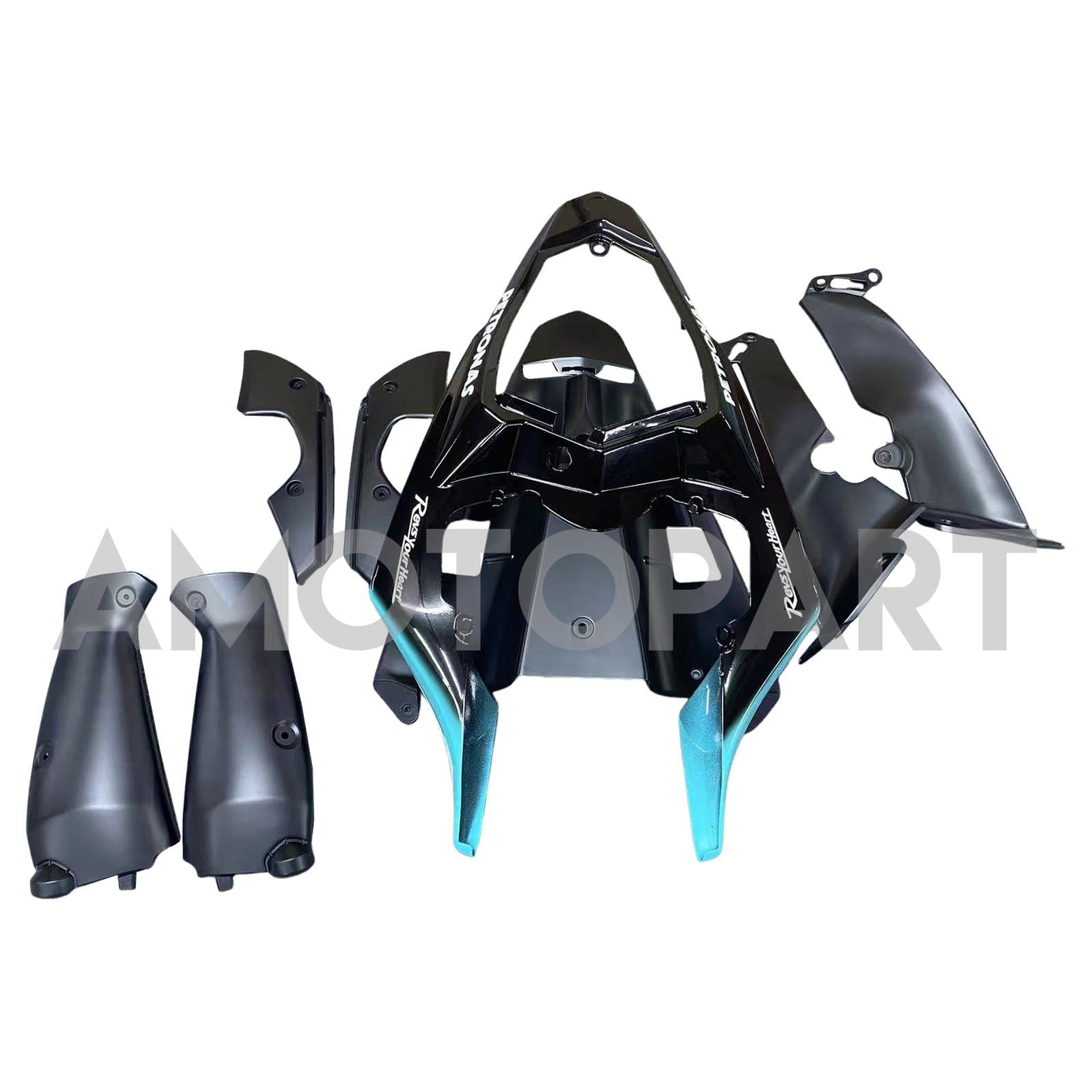 Amotopart Yamaha YZF 1000 R1 2012-2014 Blue&Black Petronas Fairing Kit