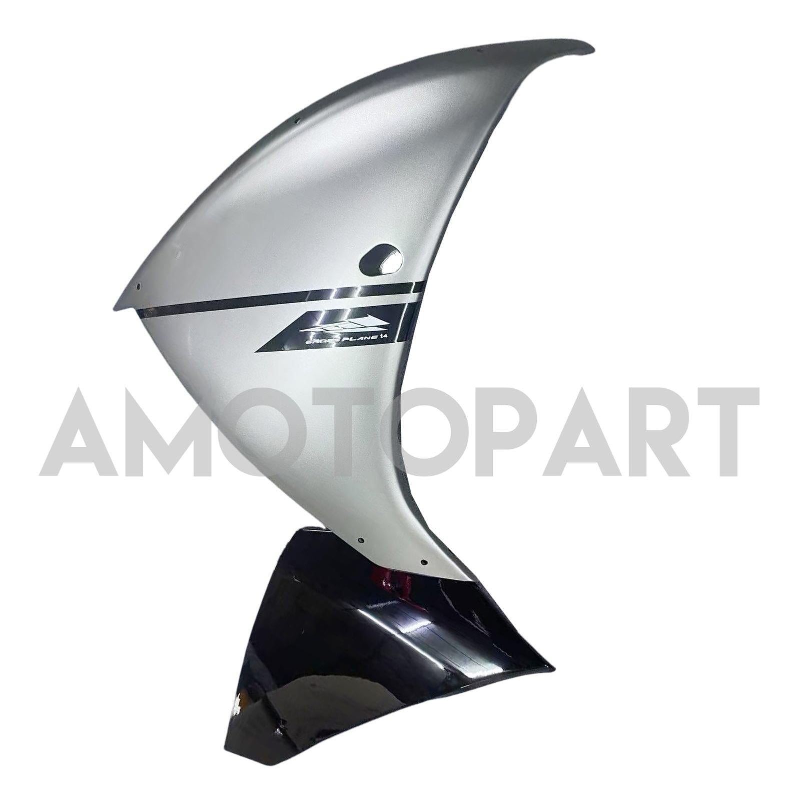 Amotopart 2012-2014 Yamaha YZF 1000 R1 Black Gray Fairing Kit
