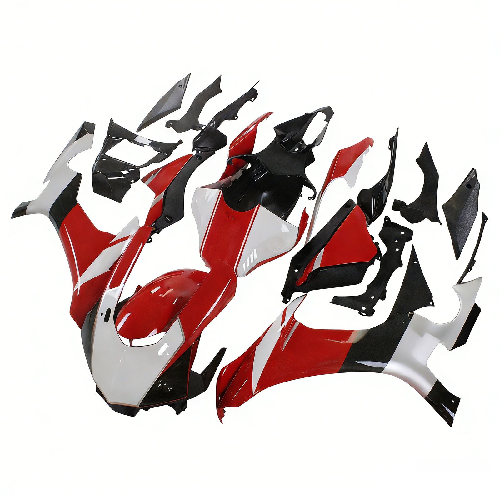 Amotopart Yamaha 2015-2019 YZF 1000 R1 Red Black Fairing Kit