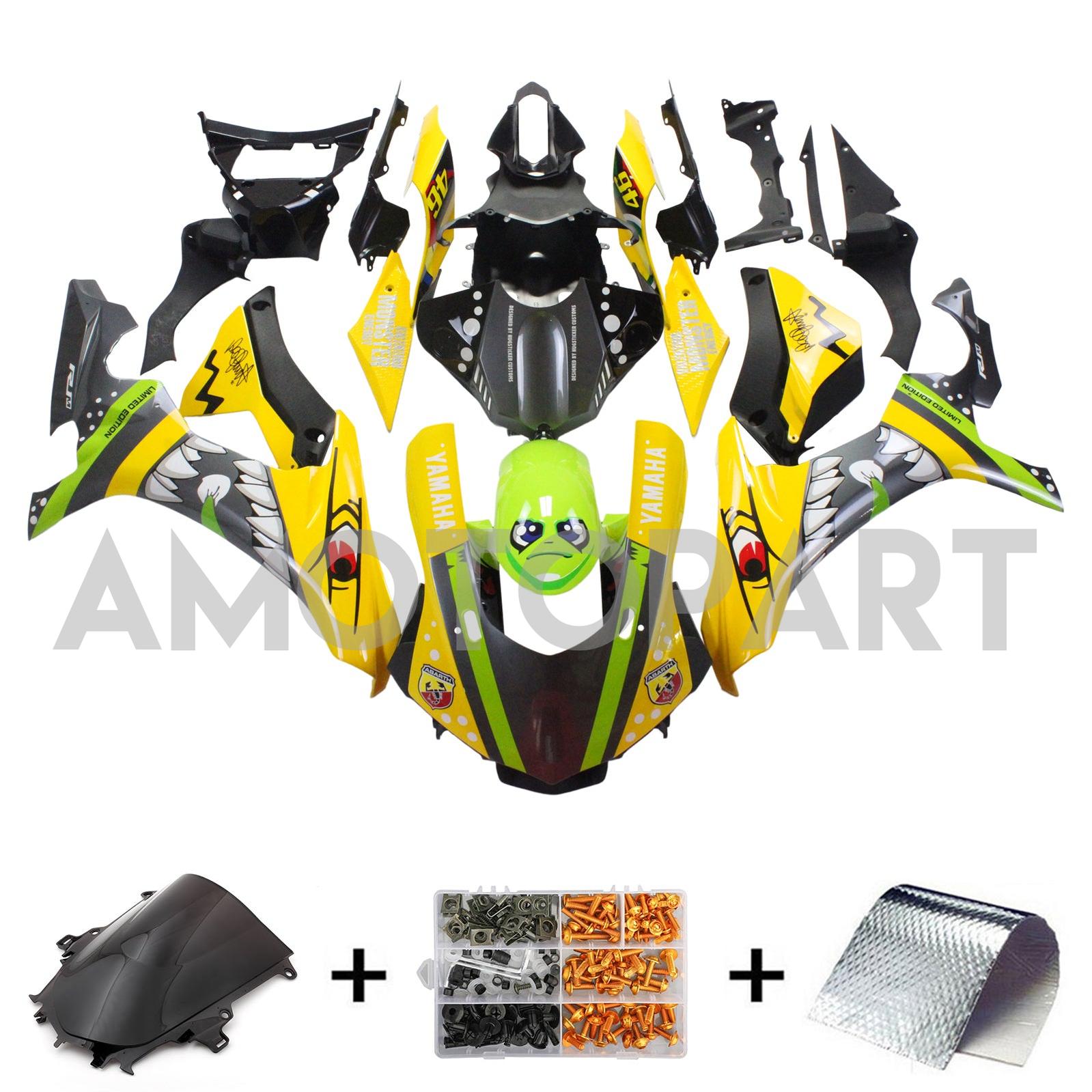 Injekční karoserie karoserie Plastová abs vhodná pro Yamaha YZF 1000 R1 2015-2019