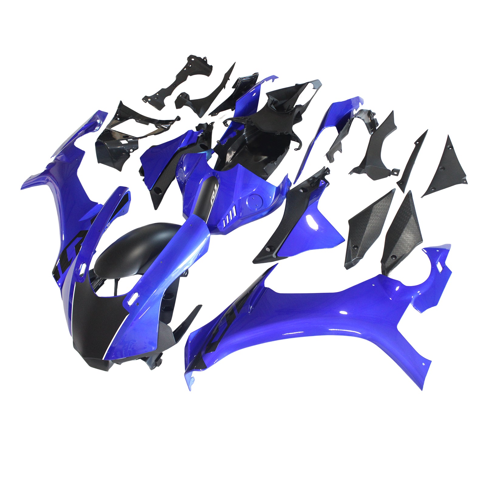 Amotopart 2015-2019 YZF 1000 R1 Yamaha Kit de carenado azul
