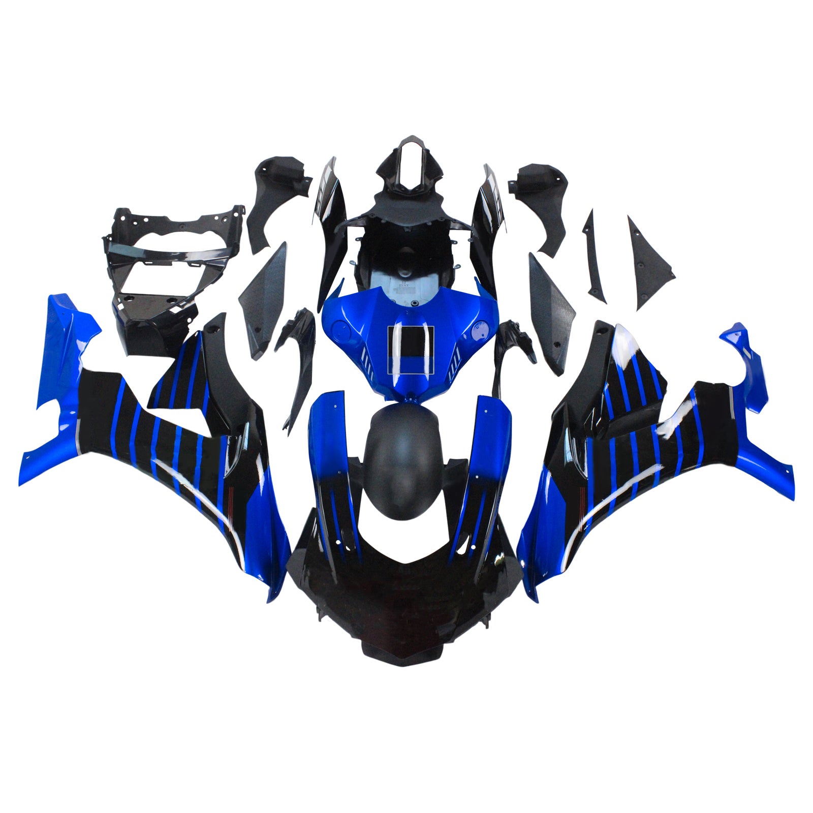 Amotopart Yamaha YZF 1000 R1 2015-2019 Blue&Black Fairing Kit
