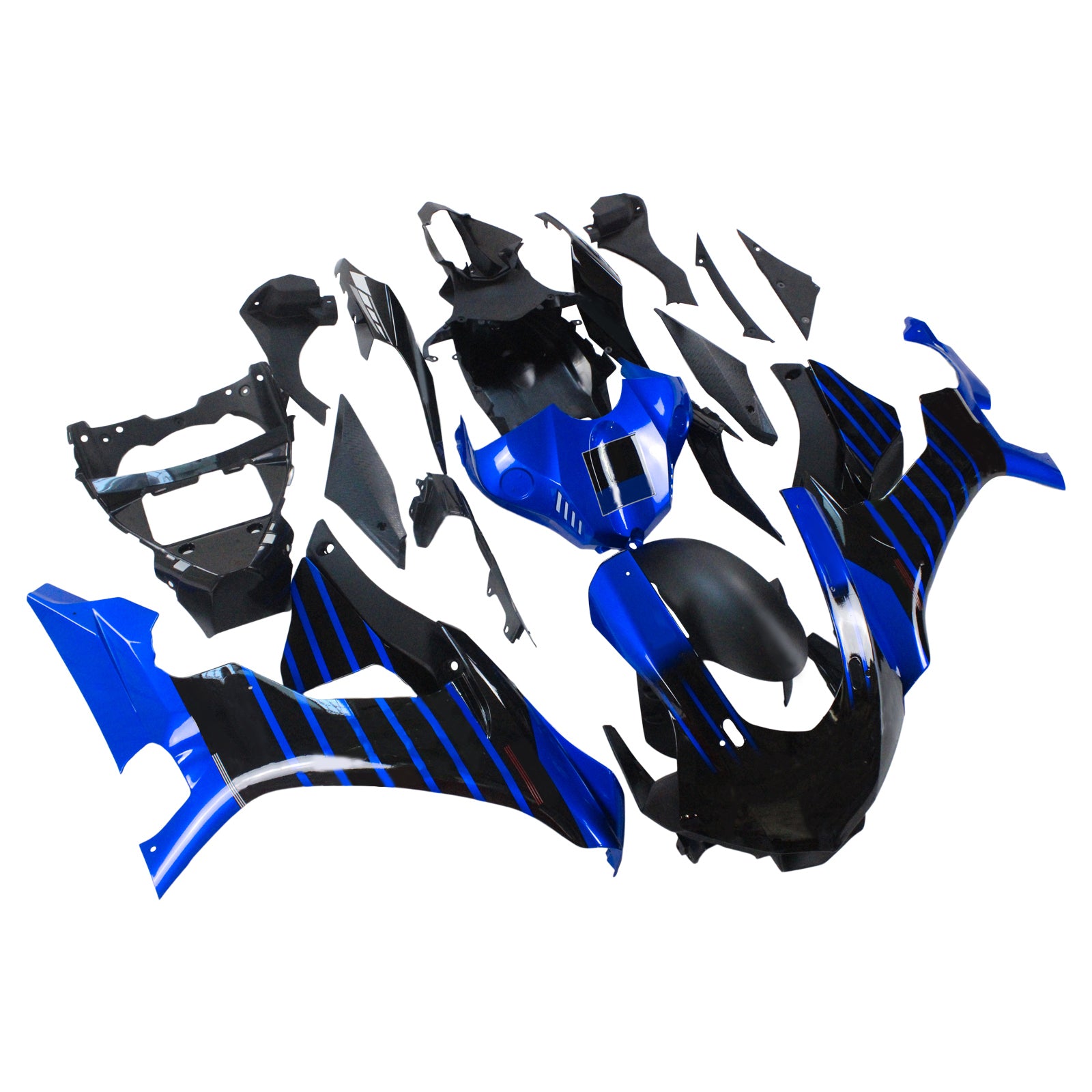 Amotopart Yamaha YZF 1000 R1 2015-2019 Blue&Black Fairing Kit