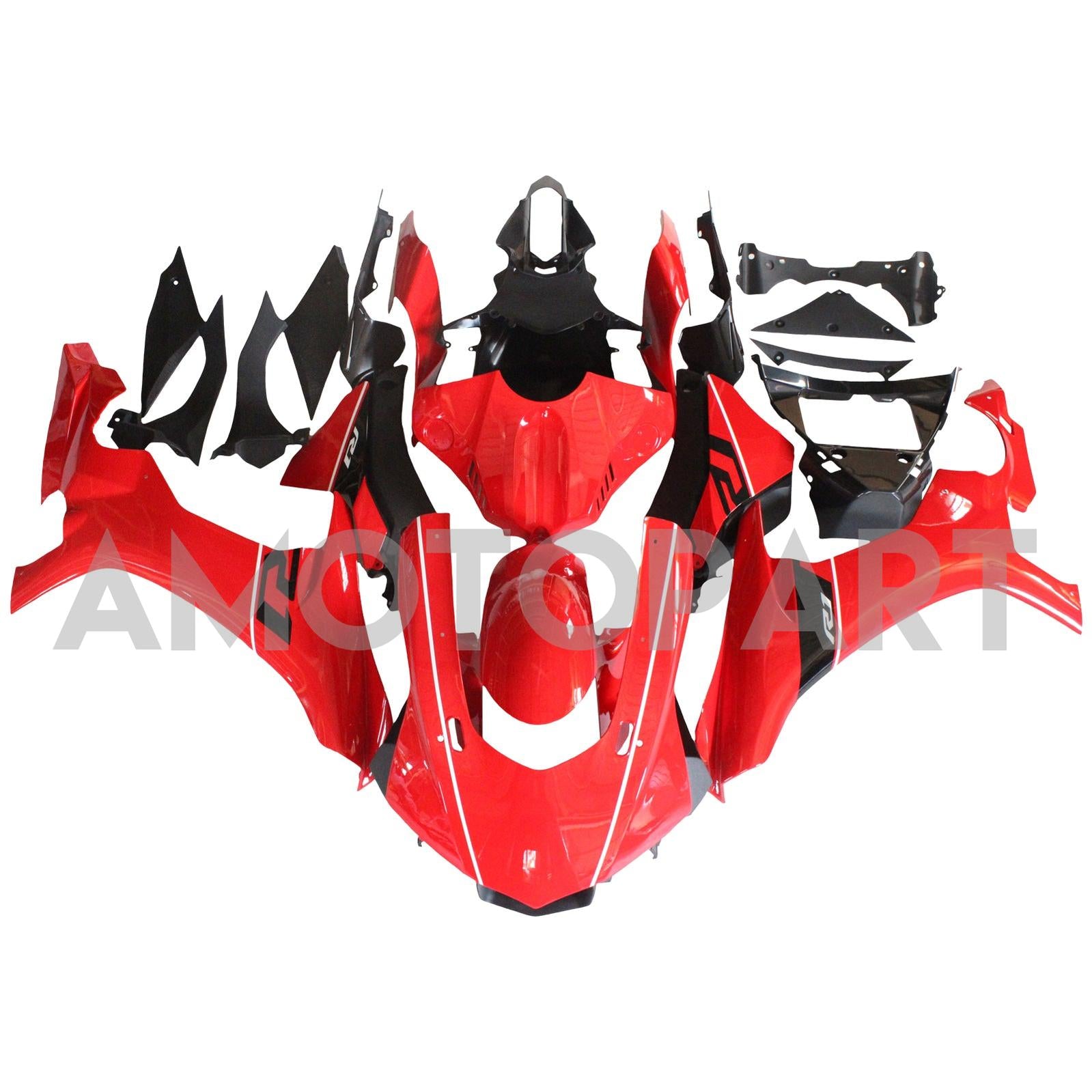 Amotopart Yamaha YZF 1000 R1 2015-2019 Red Fairing Kit