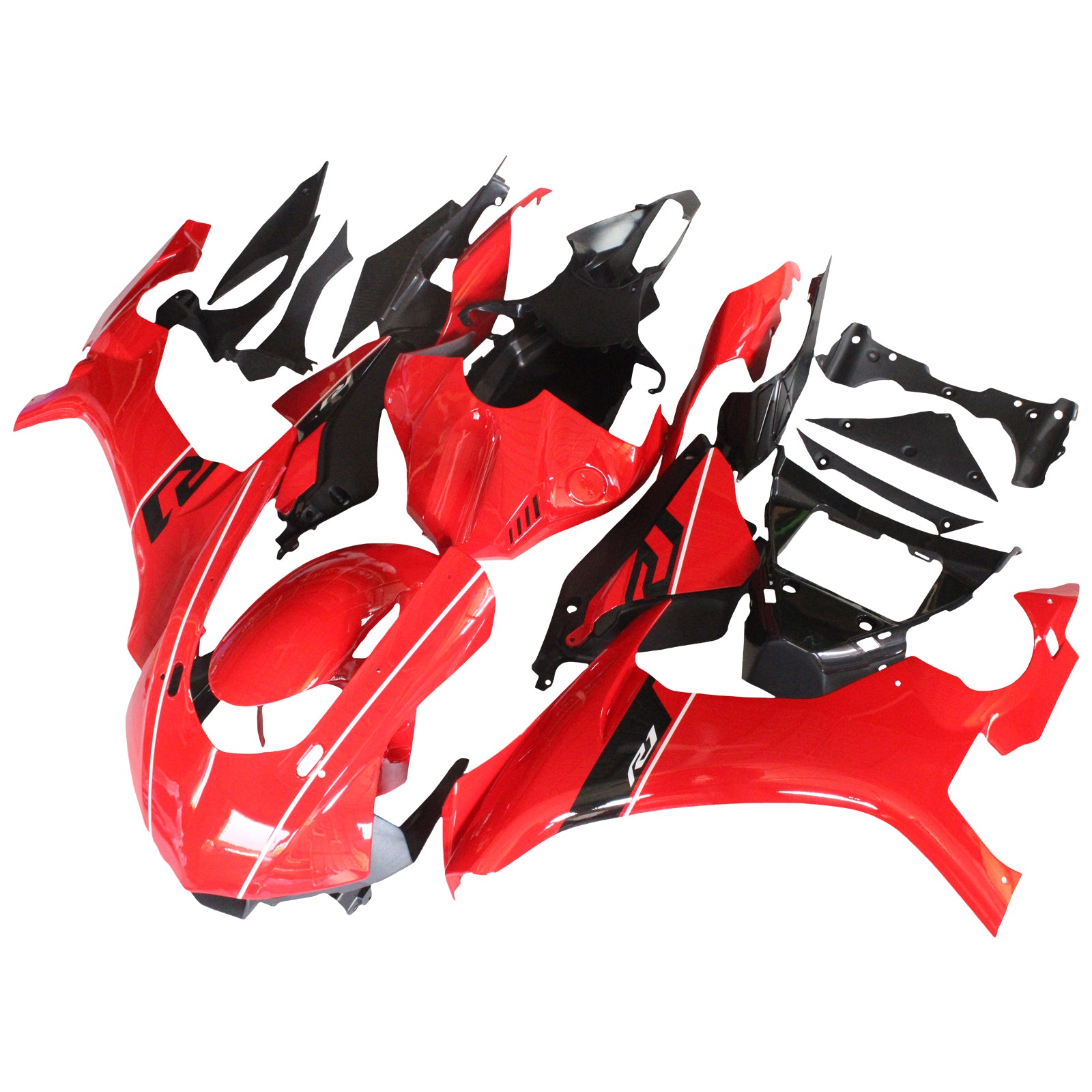 Amotopart Yamaha YZF 1000 R1 2015-2019 Red Fairing Kit