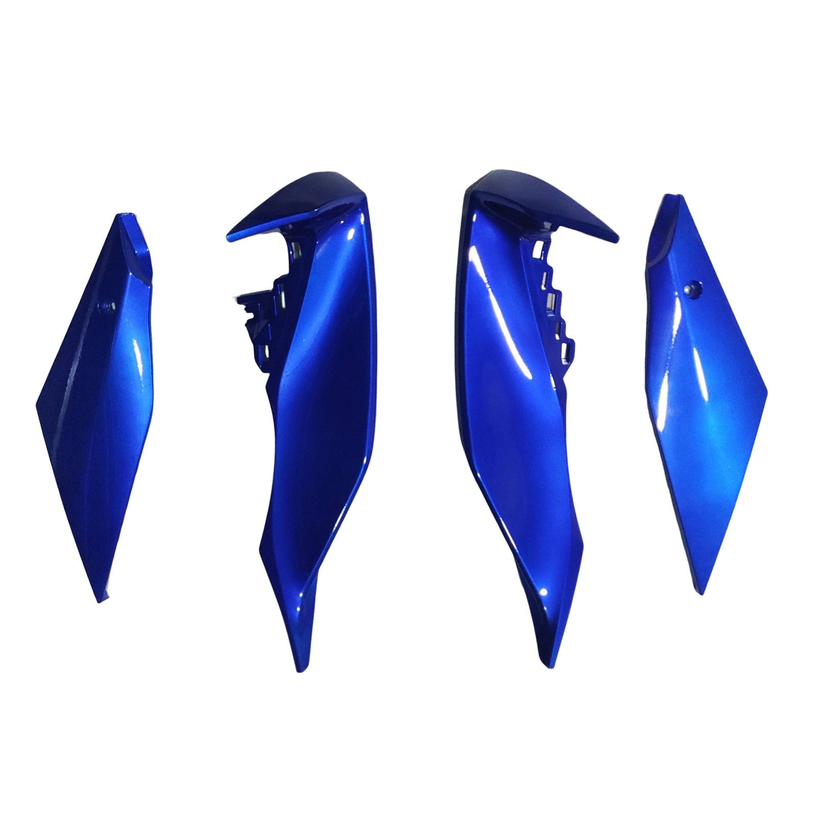 Amotopart Yamaha 2015–2019 YZF 1000 R1 Silber&Blaues Verkleidungsset