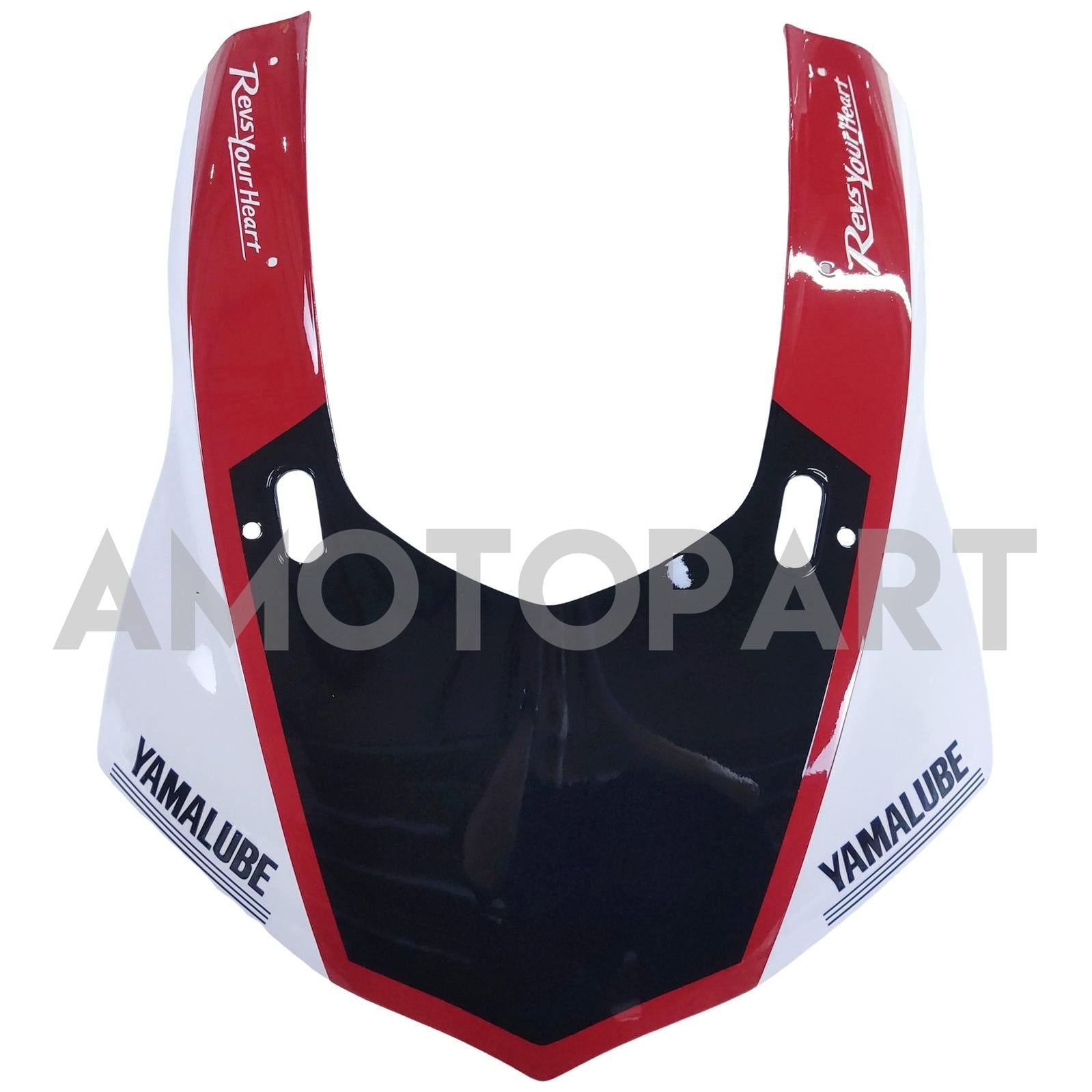 Amotopart Yamaha 2015-2019 YZF 1000 R1 White&Red Style2 Fairing Kit
