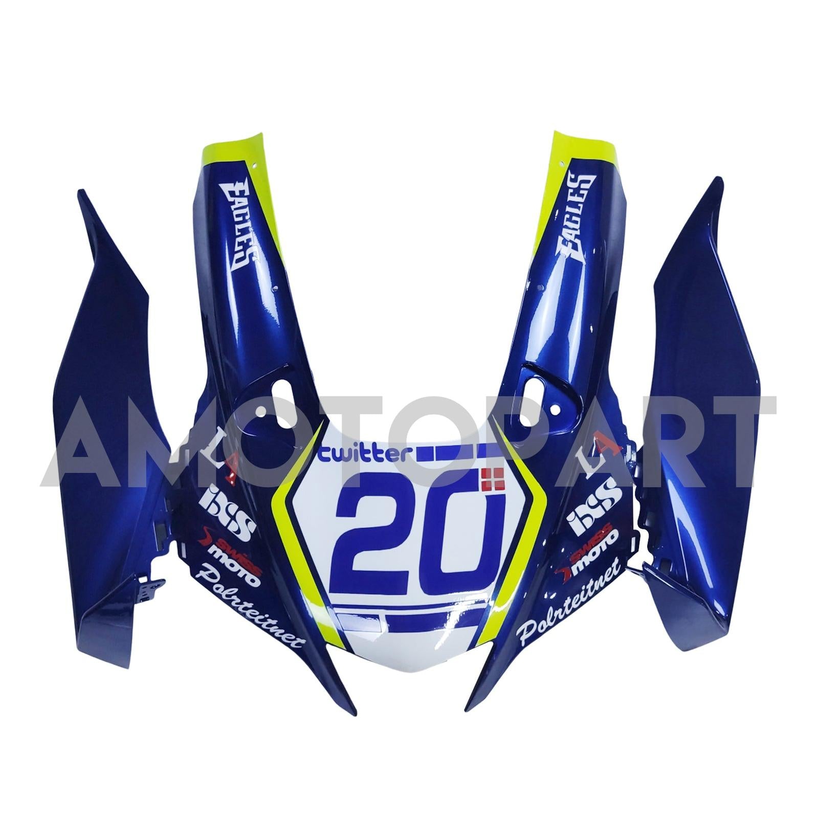 Amotopart Yamaha 2015-2019 YZF 1000 R1 Blue & Yellow Failing Kit
