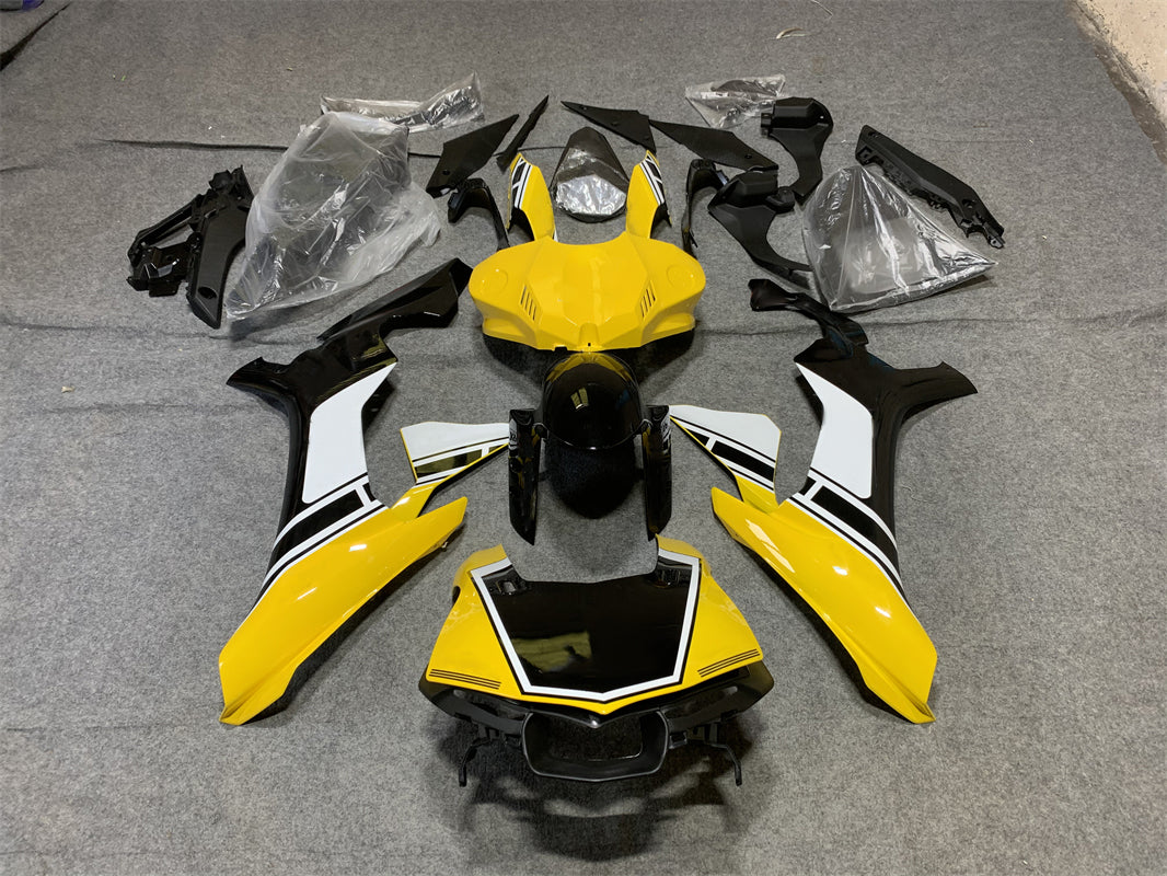 Amotopart Yamaha 2015-2019 YZF 1000 R1 Yellow&Black Fairing Kit