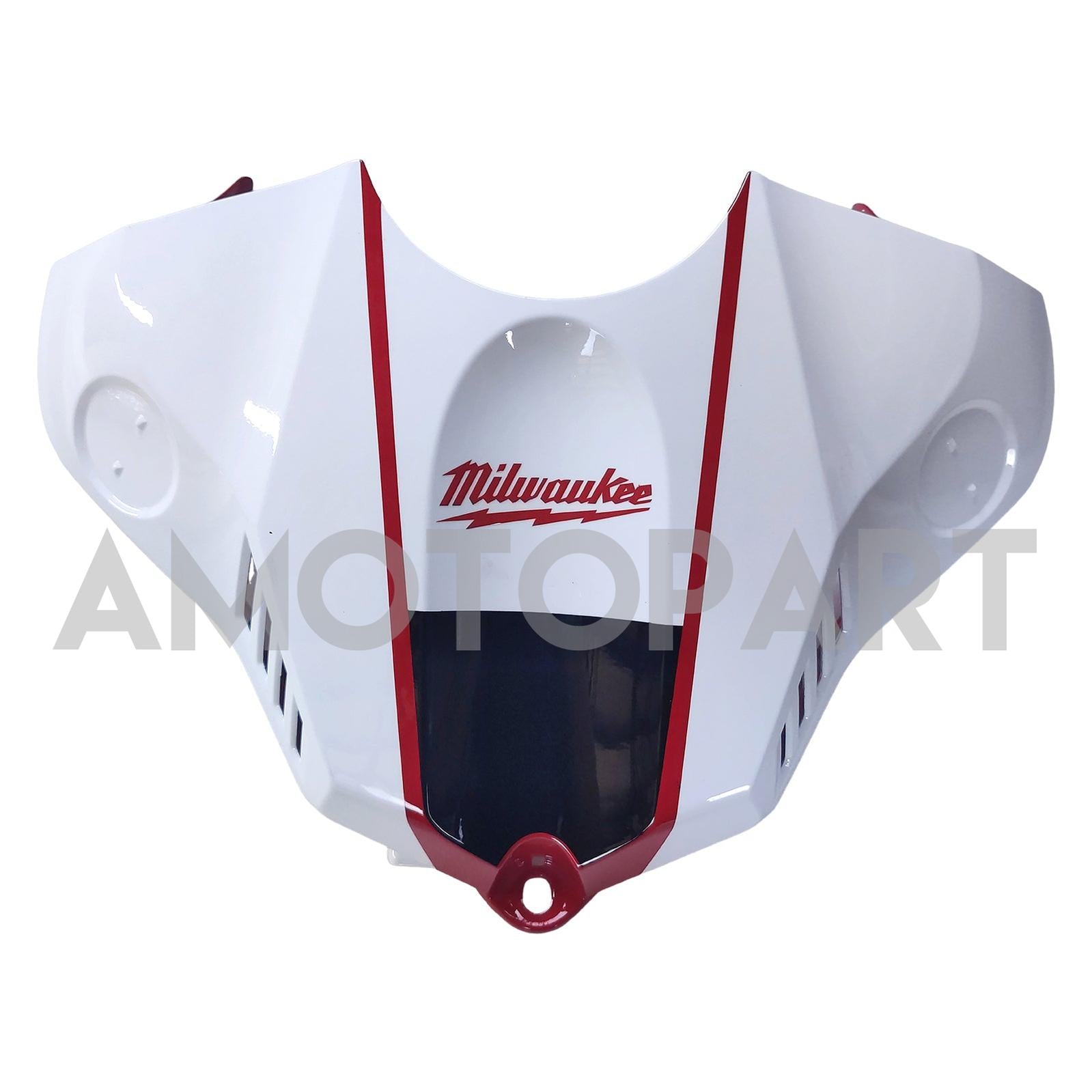 Amotopart Yamaha 2015-2019 YZF 1000 R1 White&Red Style1 Fairing Kit