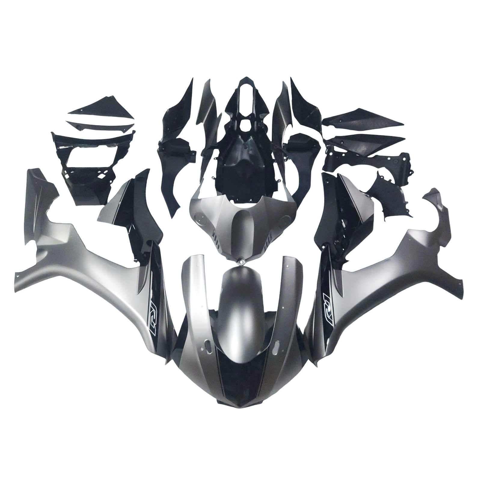 Amotopart Yamaha YZF 1000 R1 2015-2019 Grey&Black Fairing Kit