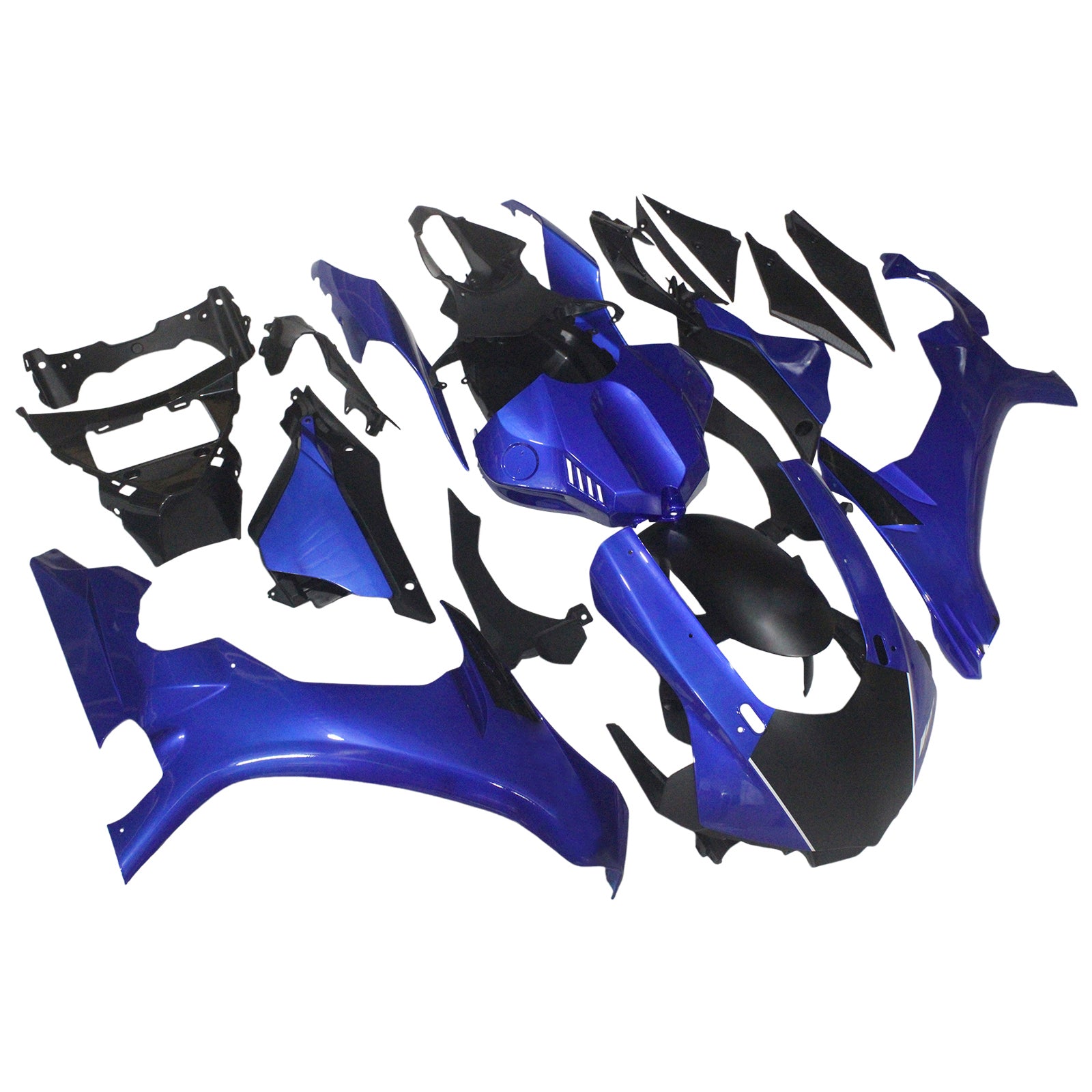 Amotopart Yamaha Yzf 1000 R1 2015-2019 Bleu avec un carénage de logo