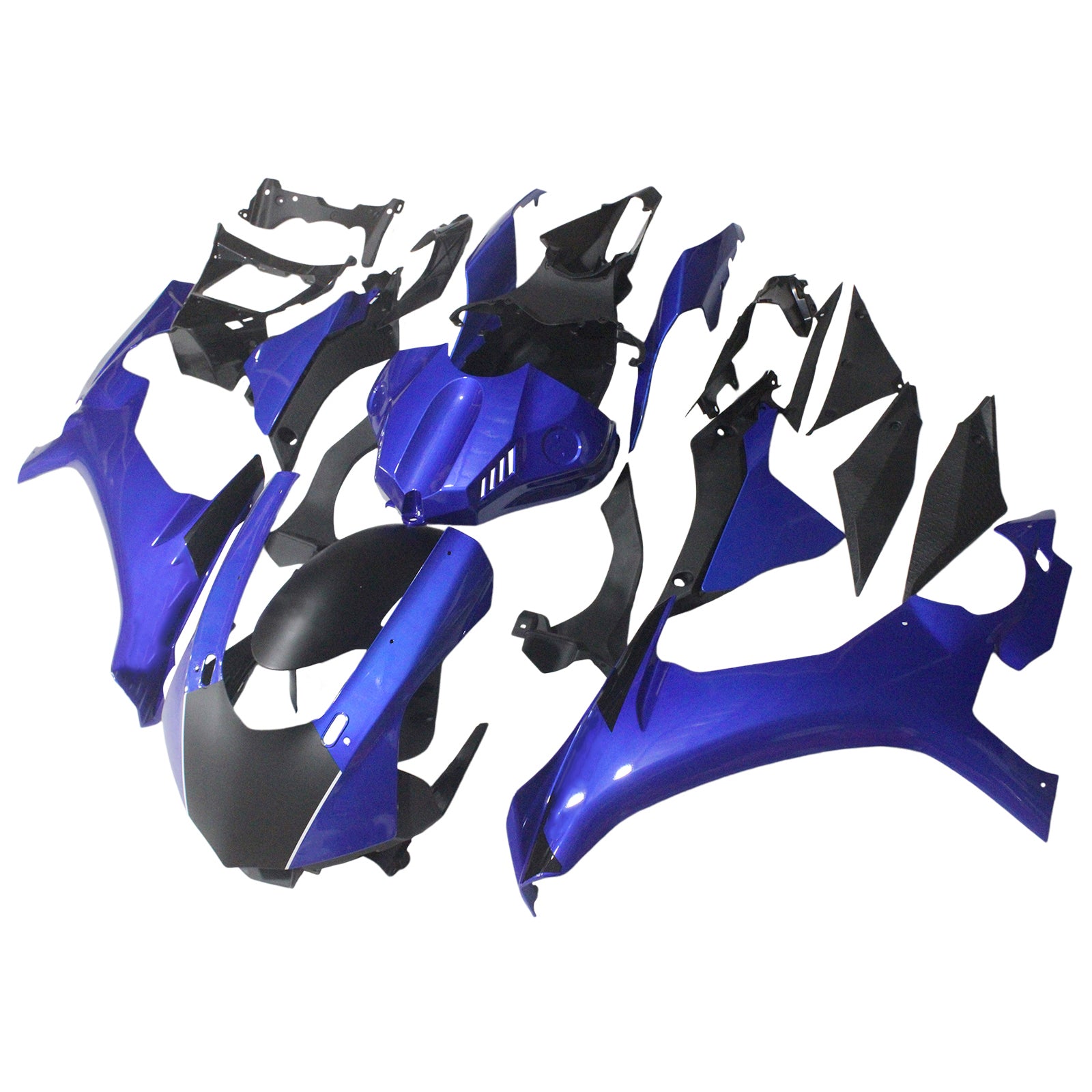 Amotopart Yamaha Yzf 1000 R1 2015-2019 Bleu avec un carénage de logo