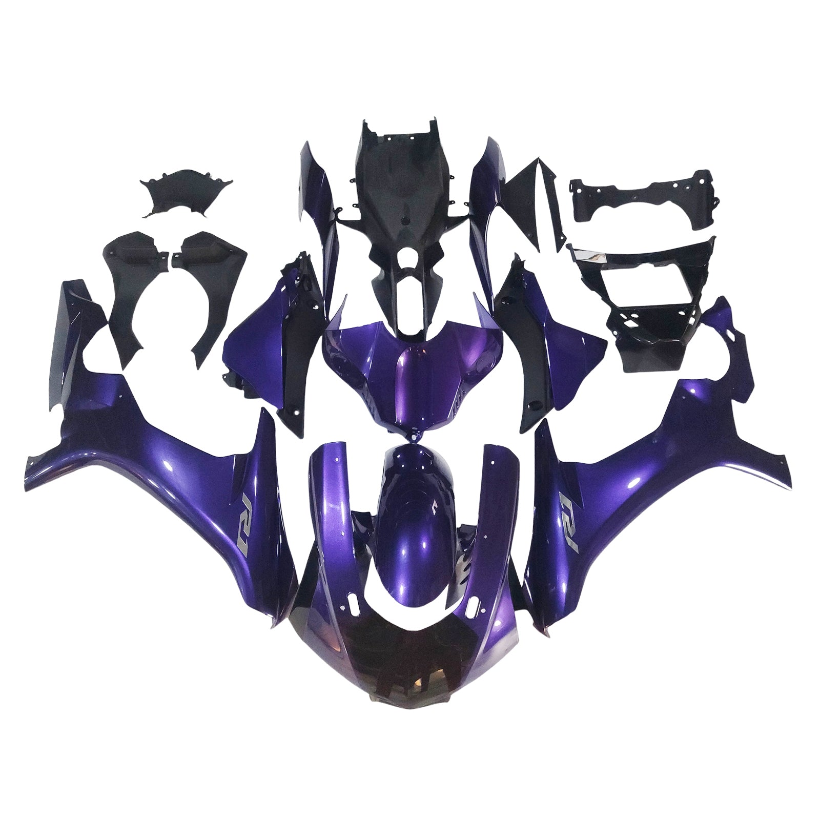 Amotopart 2015-2019 Yamaha YZF 1000 R1 Purple Fairing Kit
