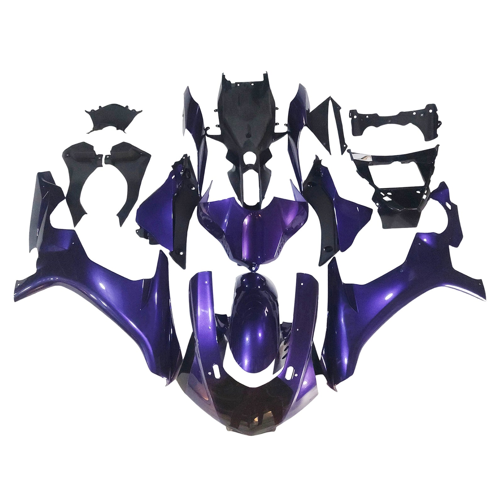 Amotopart 2015-2019 Yamaha YZF 1000 R1 Purple Fairing Kit