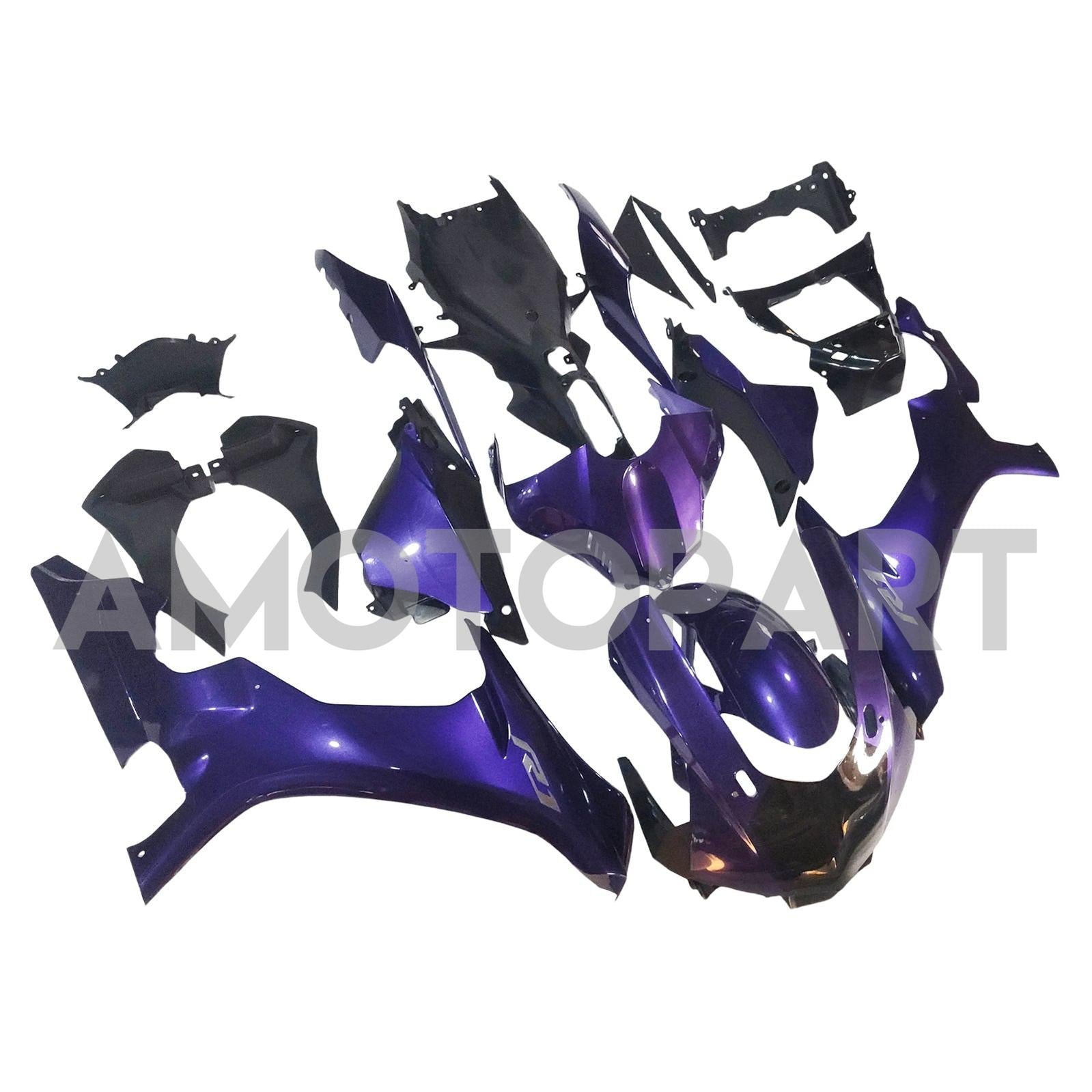 Amotopart 2015–2019 Yamaha YZF 1000 R1 Lila Verkleidungsset