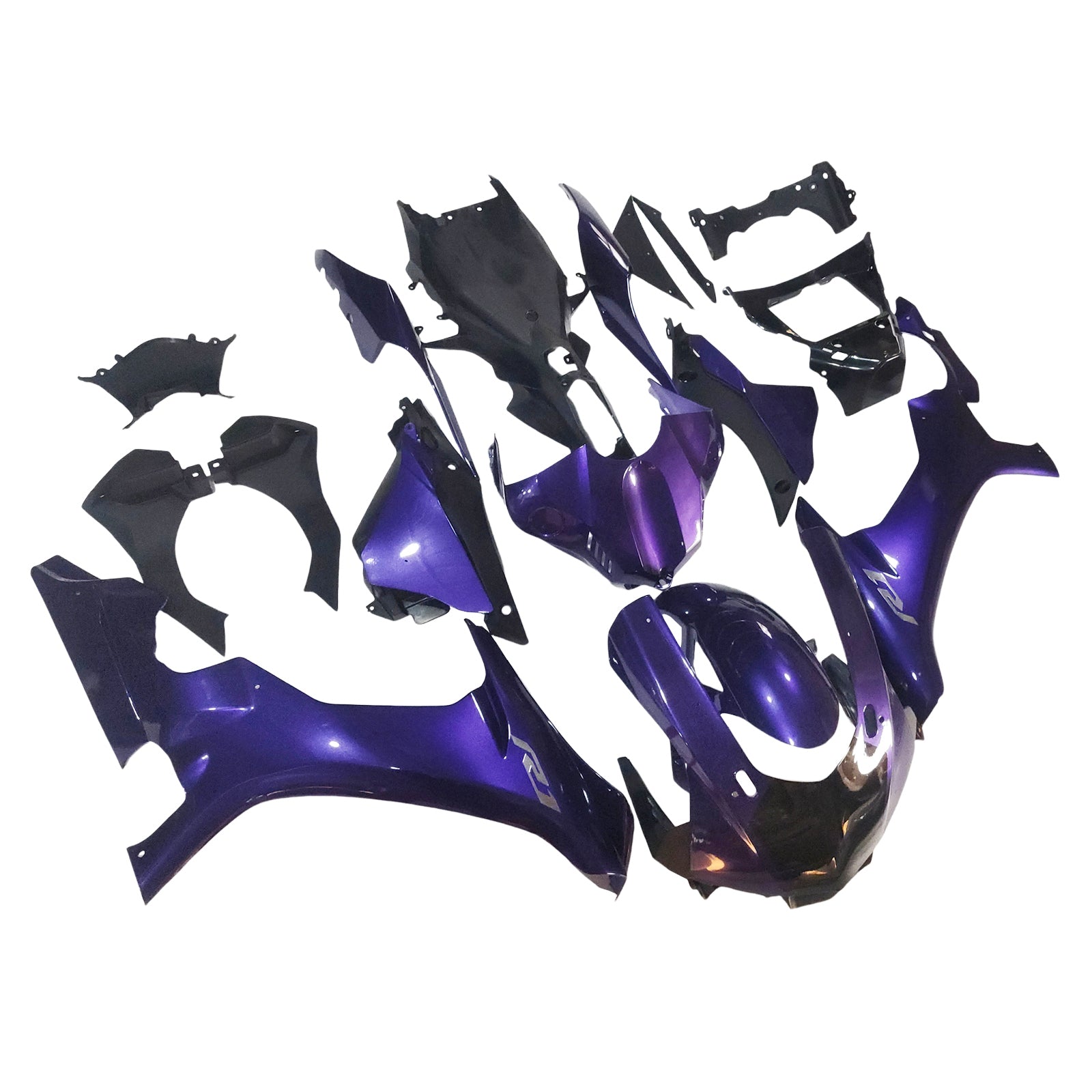 Amotopart 2015-2019 Yamaha YZF 1000 R1 Purple Fairing Kit