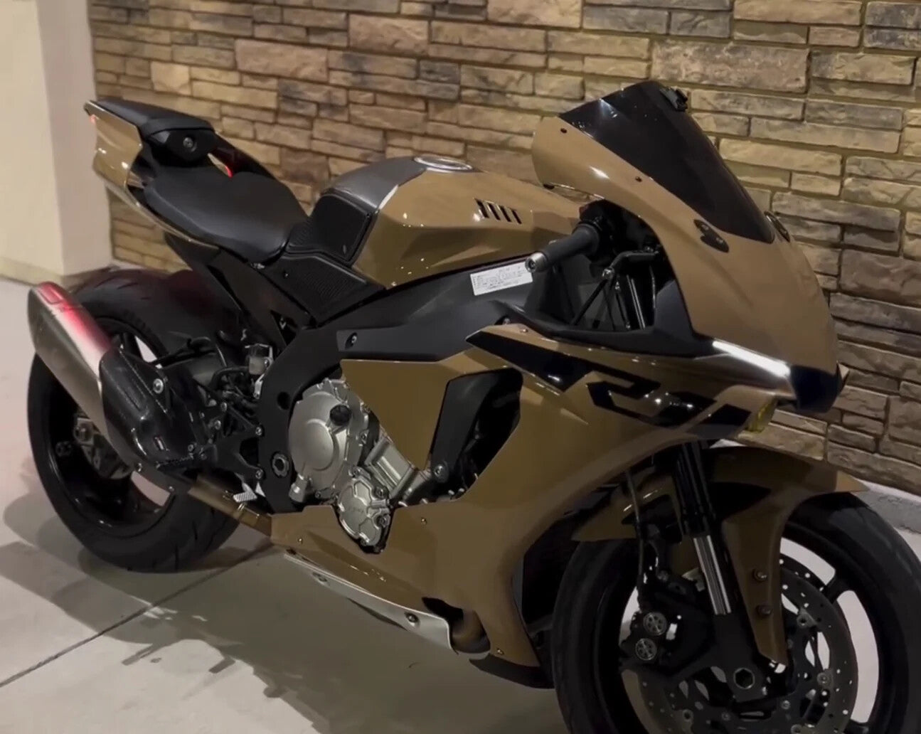 Amotopart 2015-2019 Yamaha YZF 1000 R1 Světle hnědá kapotáž