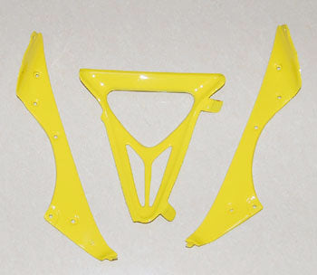 Amotopart 1998-2002 Yamaha YZF 600 R6 Kit de carénage jaune bleu