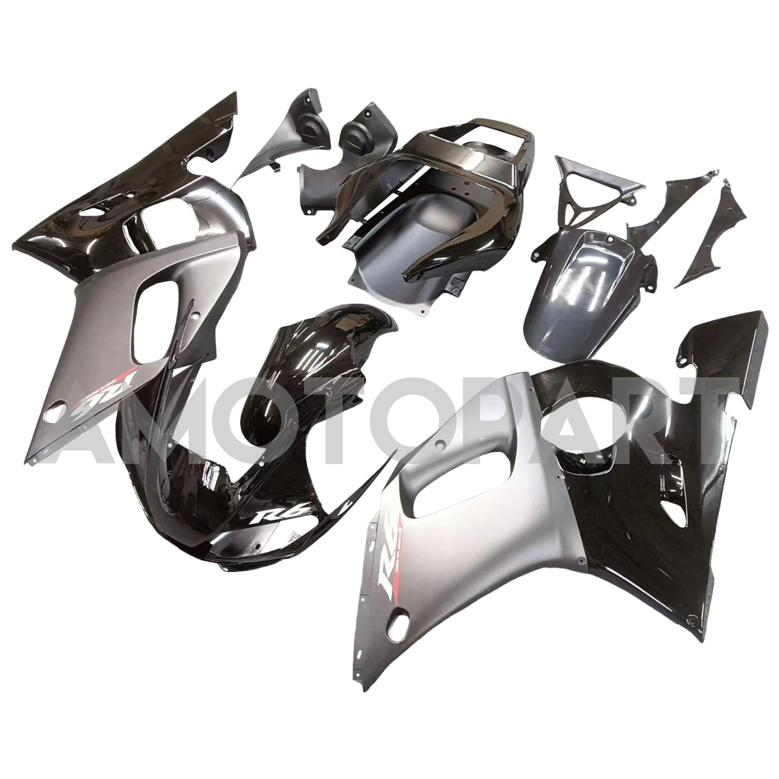 Amotopart 1998-2002 Yamaha YZF-R6 Schwarzverkleidungskit