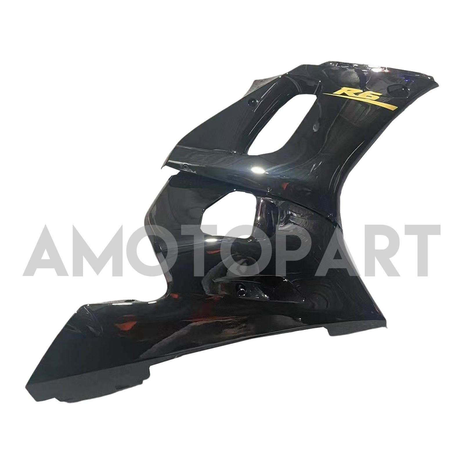 Amotopart Yamaha YZF 600 R6 1998-2002 Black Fairing Kit