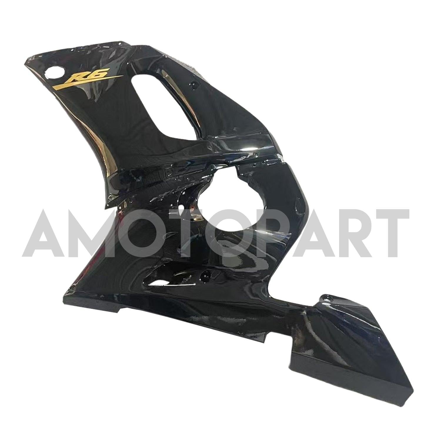 Amotopart Yamaha YZF 600 R6 1998-2002 Black Fairing Kit