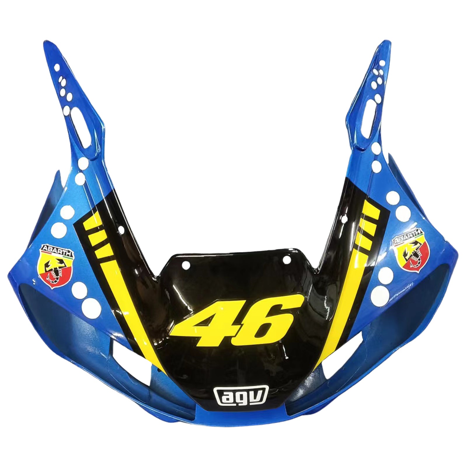 Amotopart 1998-2002 Yamaha YZF 600 R6 Blau&Yellow Monster Verkleidungssatz
