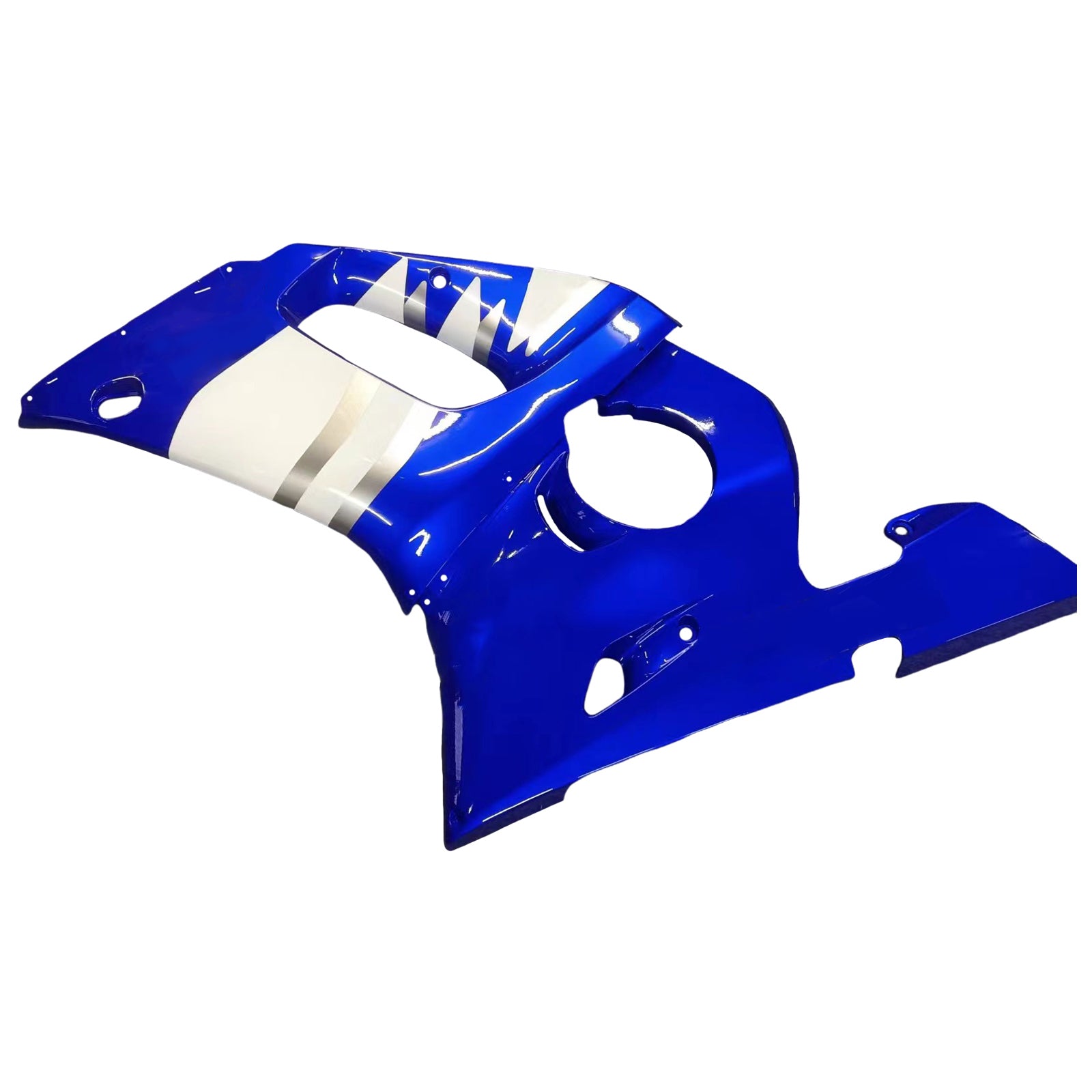 Amotopart Yamaha 1998-2002 YZF 600 R6 Blue Mix White Fairing Kit