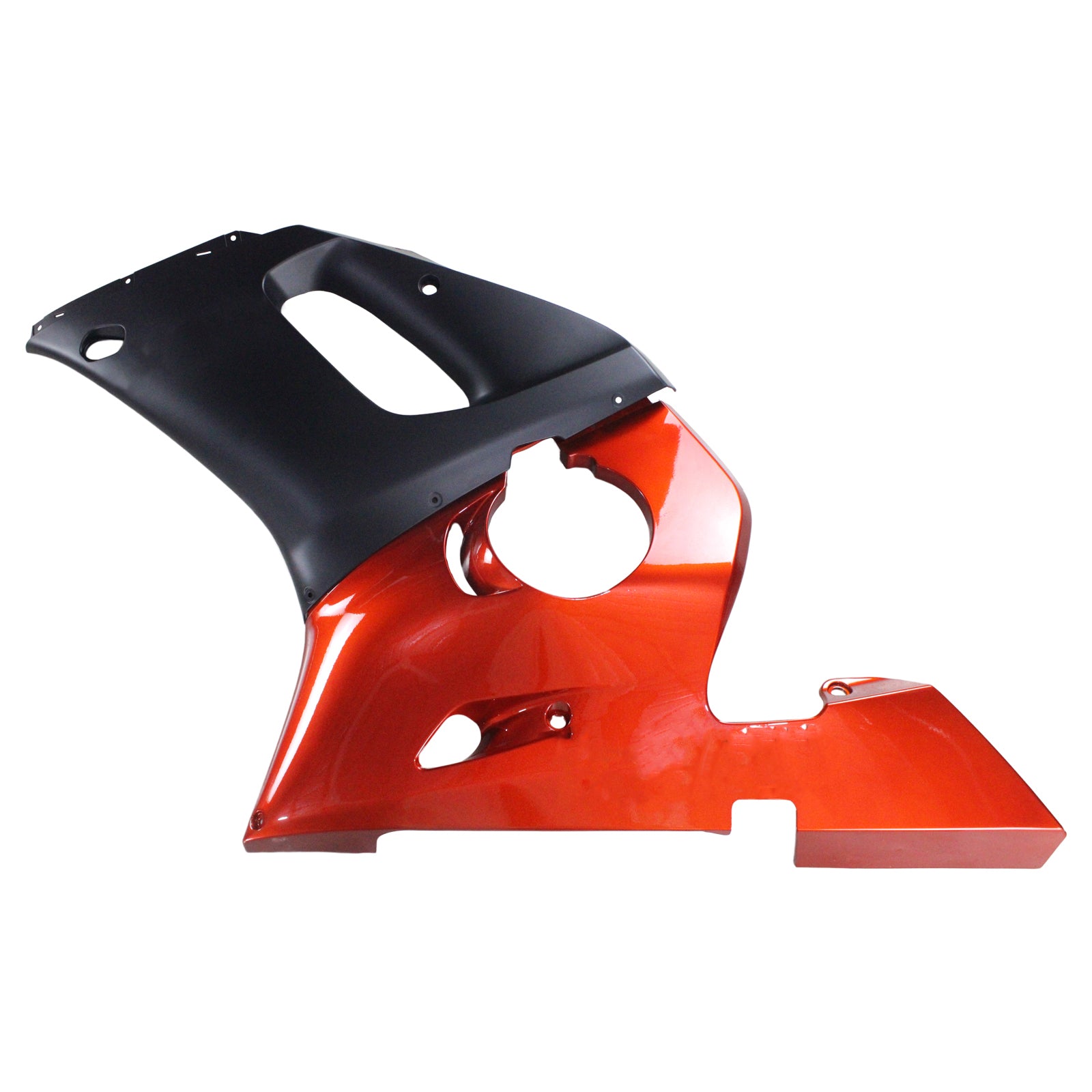 Amotopart ヤマハ 1998-2002 YZF 600 R6 オレンジ ブラック フェアリング キット