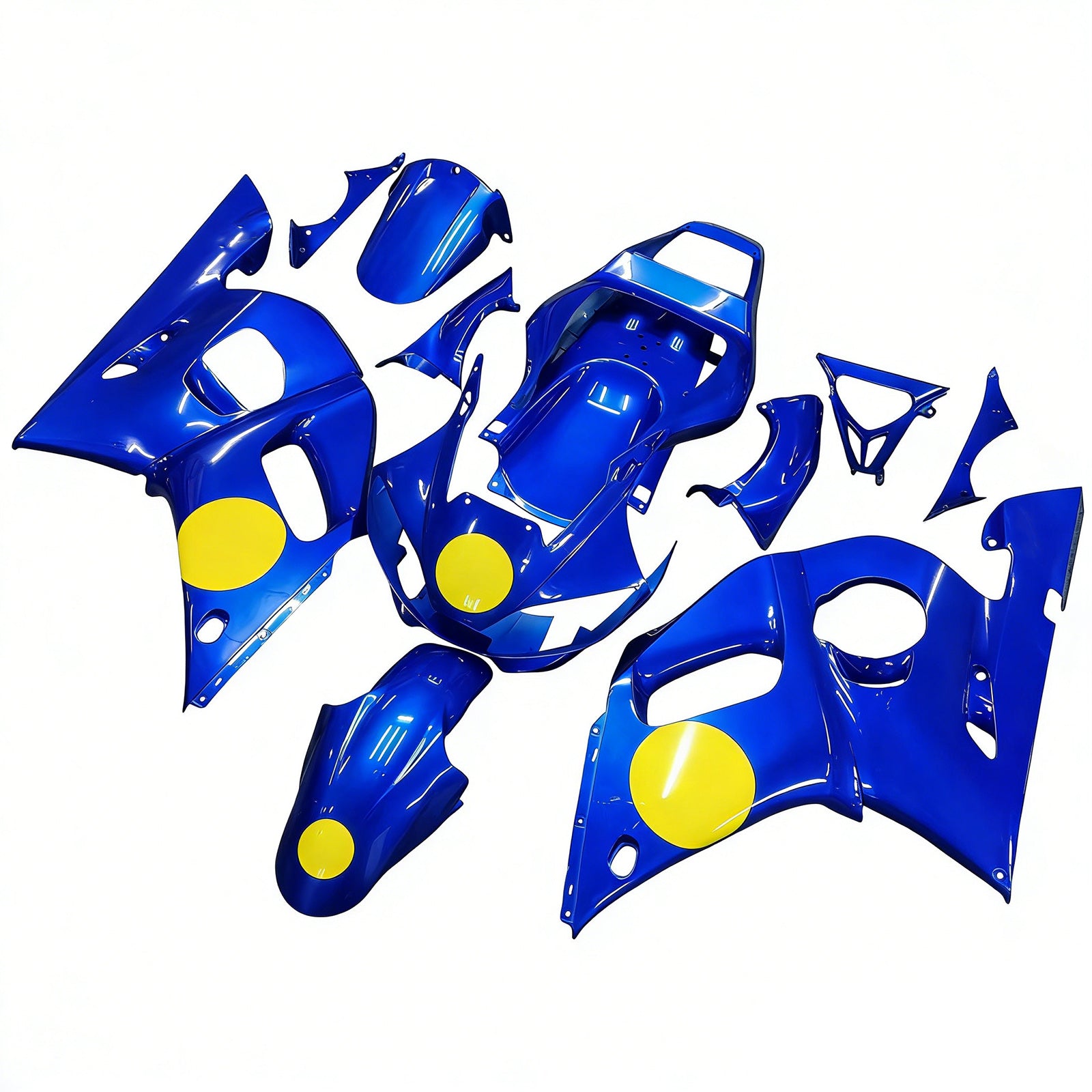 Amotopart 1998-2002 Yamaha YZF 600 R6 Blue Fairing Kit
