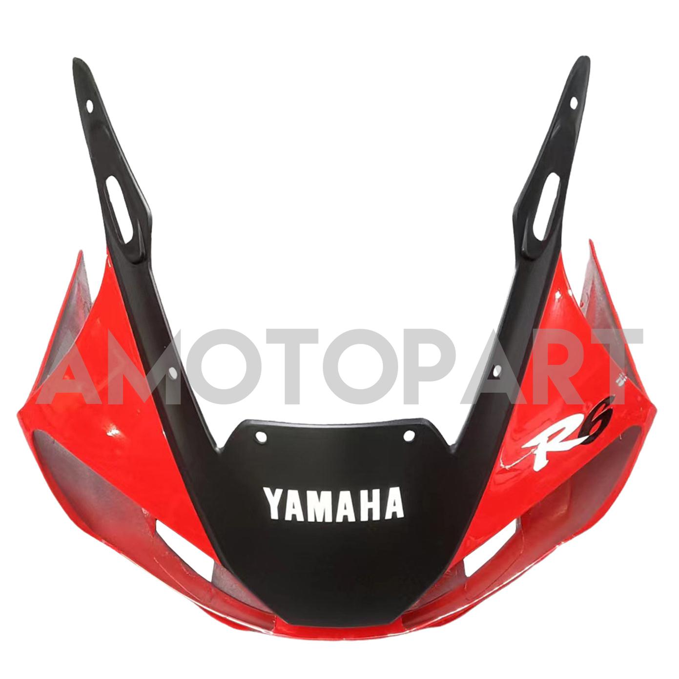 Amotopart Yamaha 1998-2002 YZF 600 R6 Kit de carenado rojo negro blanco