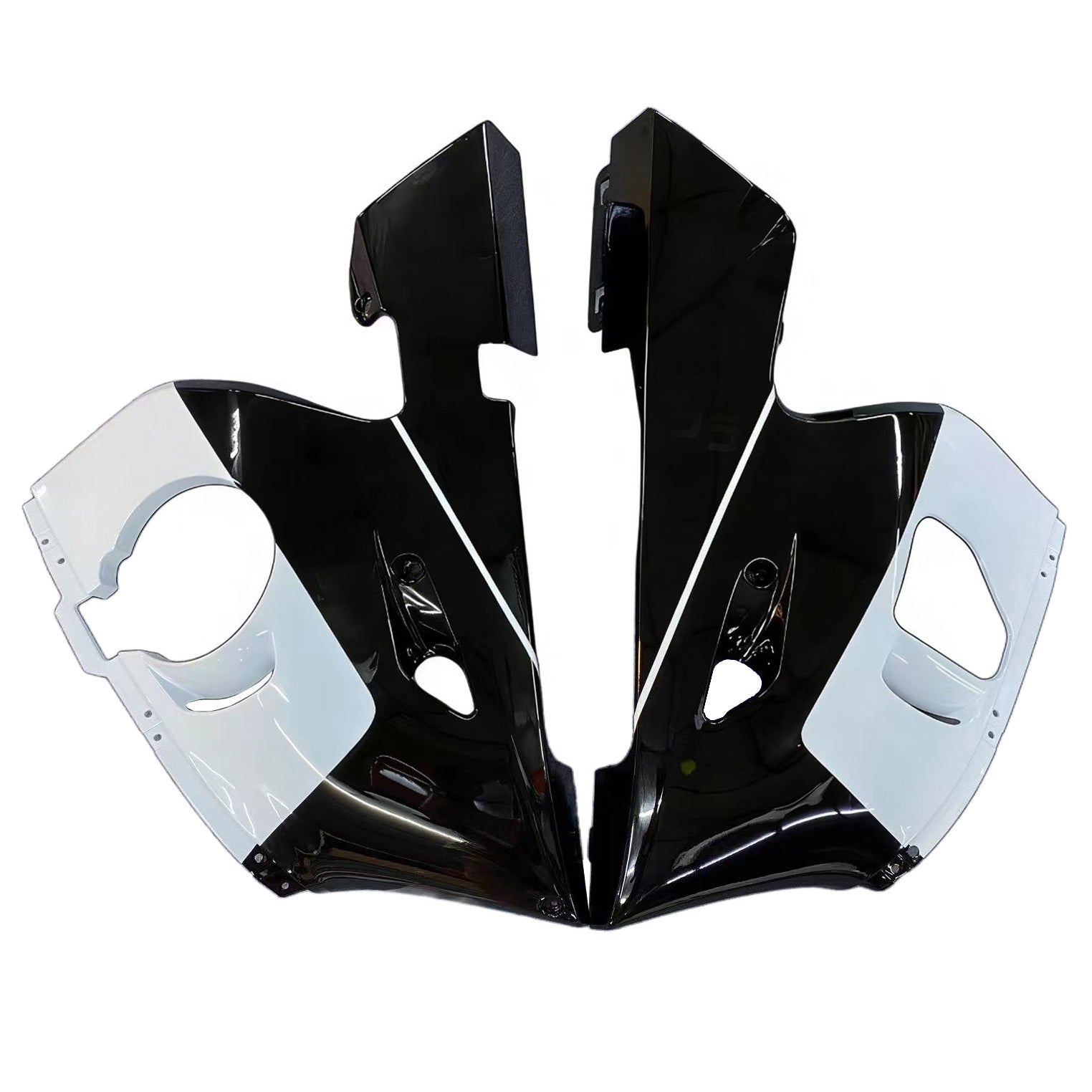 Amotopart Yamaha 1998-2002 YZF 600 R6 White Black Red Fairing Kit