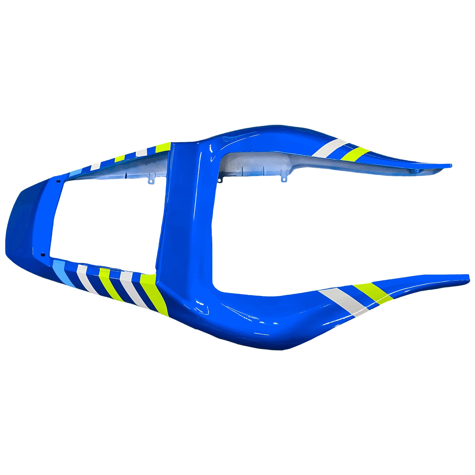 Amotopart Yamaha 1998-2002 YZF 600 R6 Blu Con Kit Carena Stella Bianca