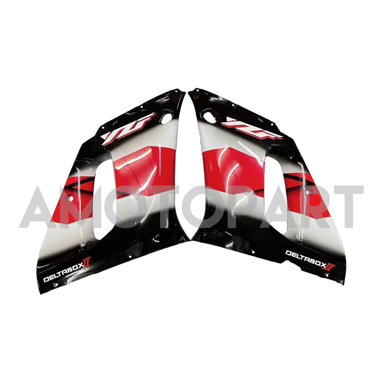 Amotopart Yamaha 1998-2002 YZF 600 R6 Red Black Fairing Kit