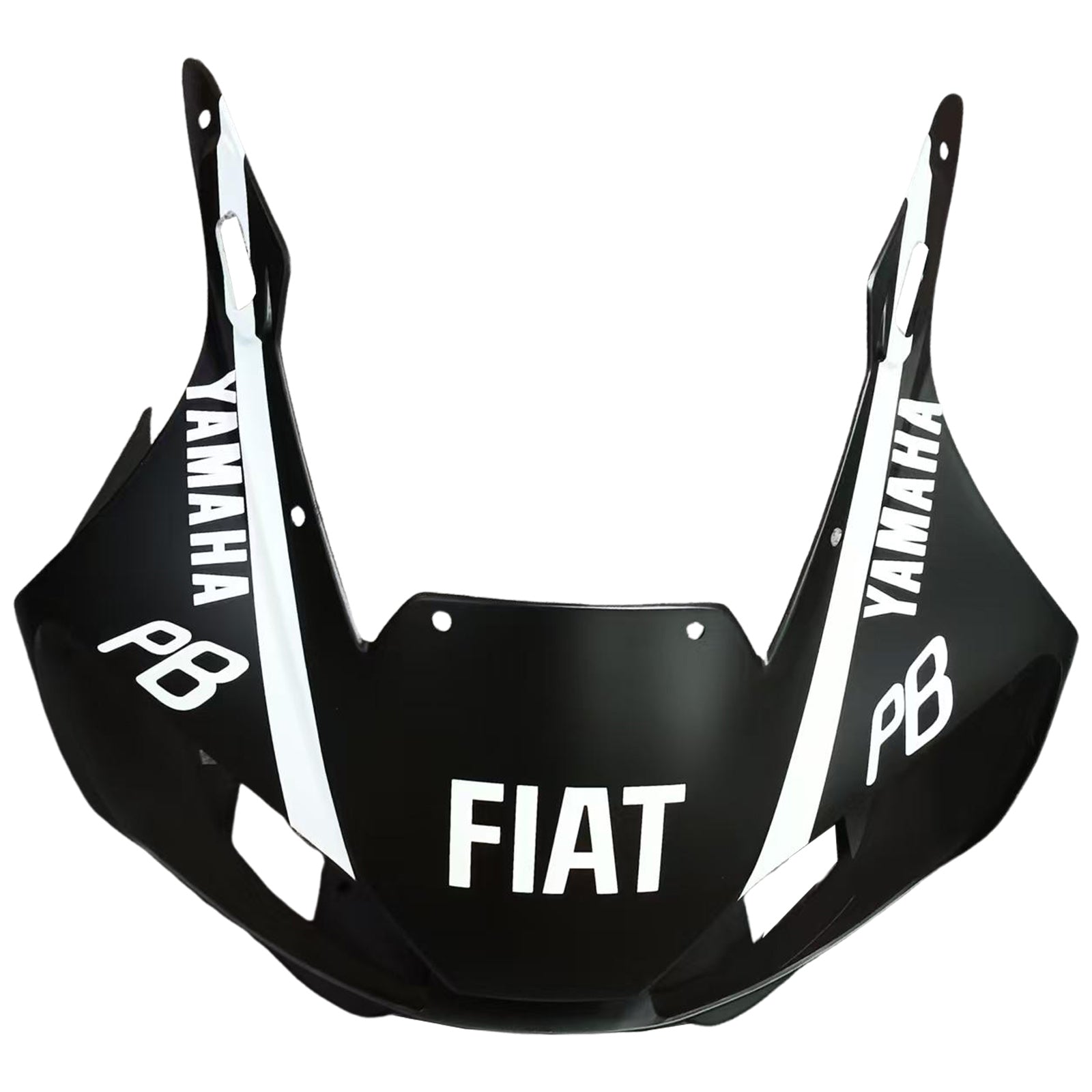 Amotopart Yamaha 1998-2002 YZF 600 R6 Mattes Schwarzweiß-Verkleidungskit