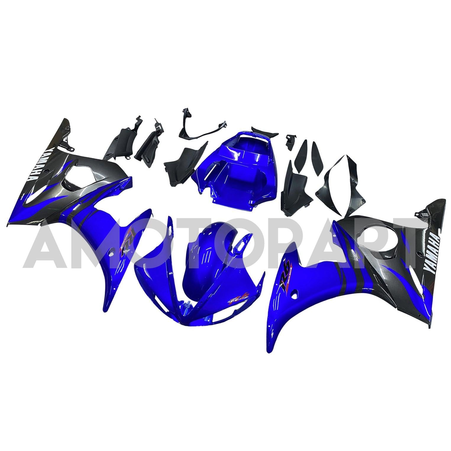 Amotopart 2005 Yamaha R6 Fairing G-Blue Kit