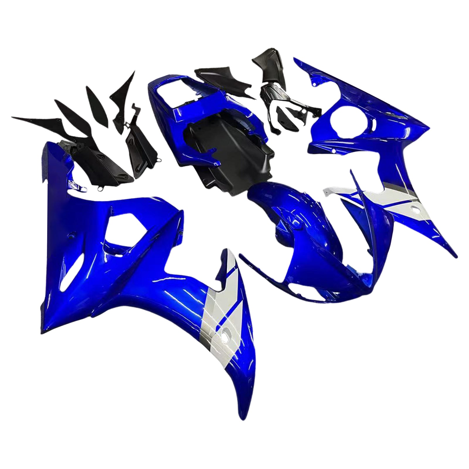 Amotopart 2003-2004 Yamaha R6 & 2006-2009 YZF R6S FARION G-Blue Kit