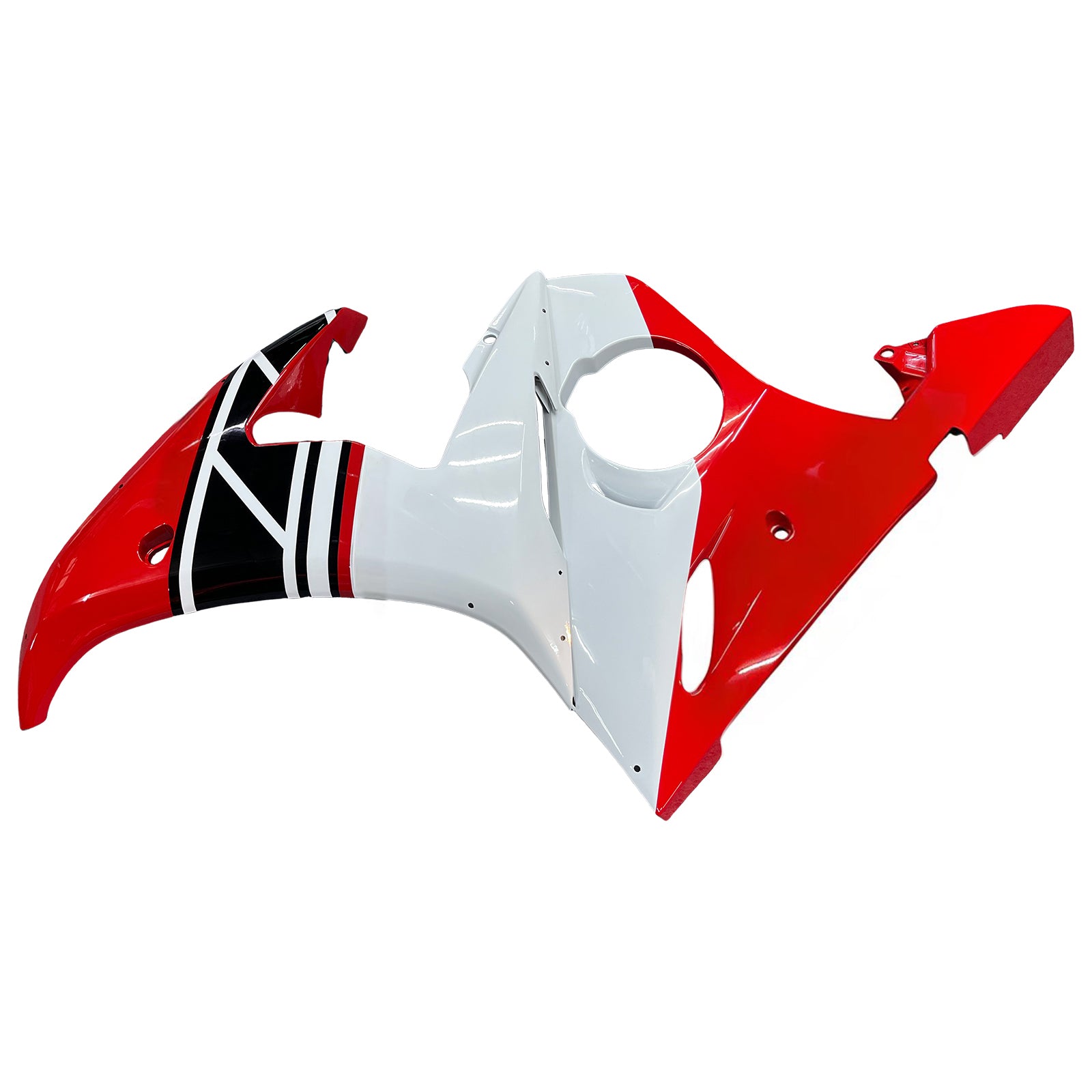 Amotopart Yamaha YZF 600 R6 2003-2004 R6S 2006-2009 Red & White Reading Kit