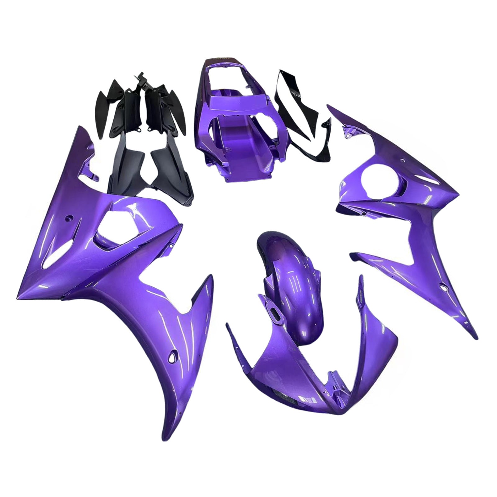 Amotopart 2005 Yamaha YZF 600 R6 Purple Fairing Kit