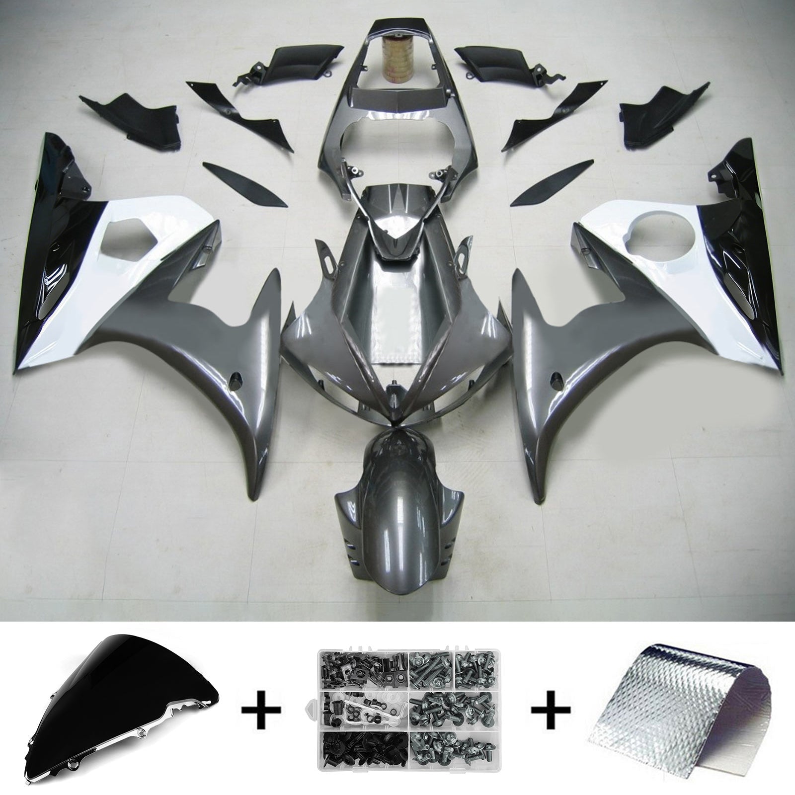 Injection Fairing Kit Bodywork Plastic ABS fit For Yamaha 2003-2004 YZF 600 R6 & 2006-2009 YZF R6S