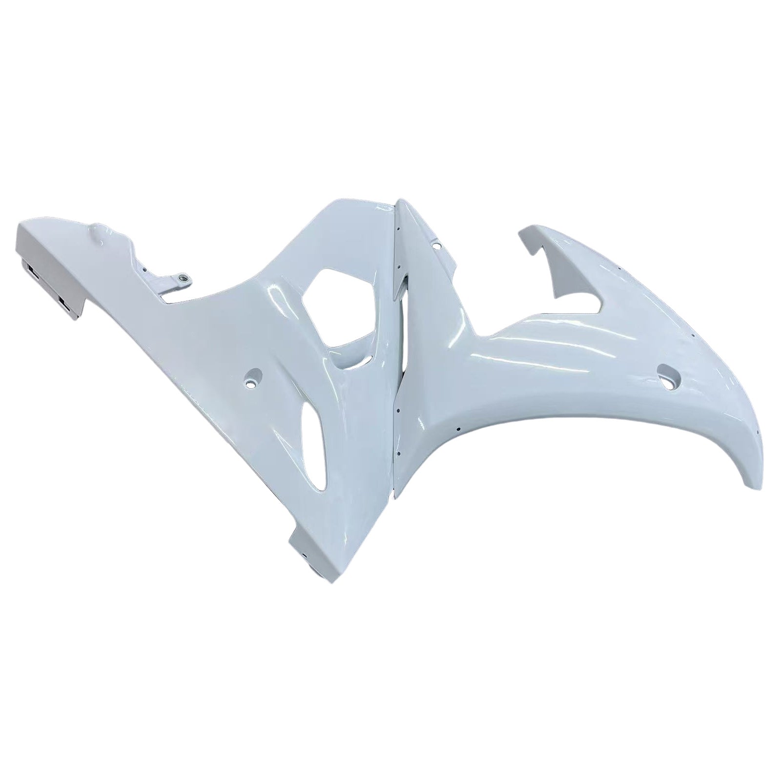 Amotopart ヤマハ 2003-2004 YZF 600 R6 & 2006-2009 YZF R6S ホワイト フェアリングキット