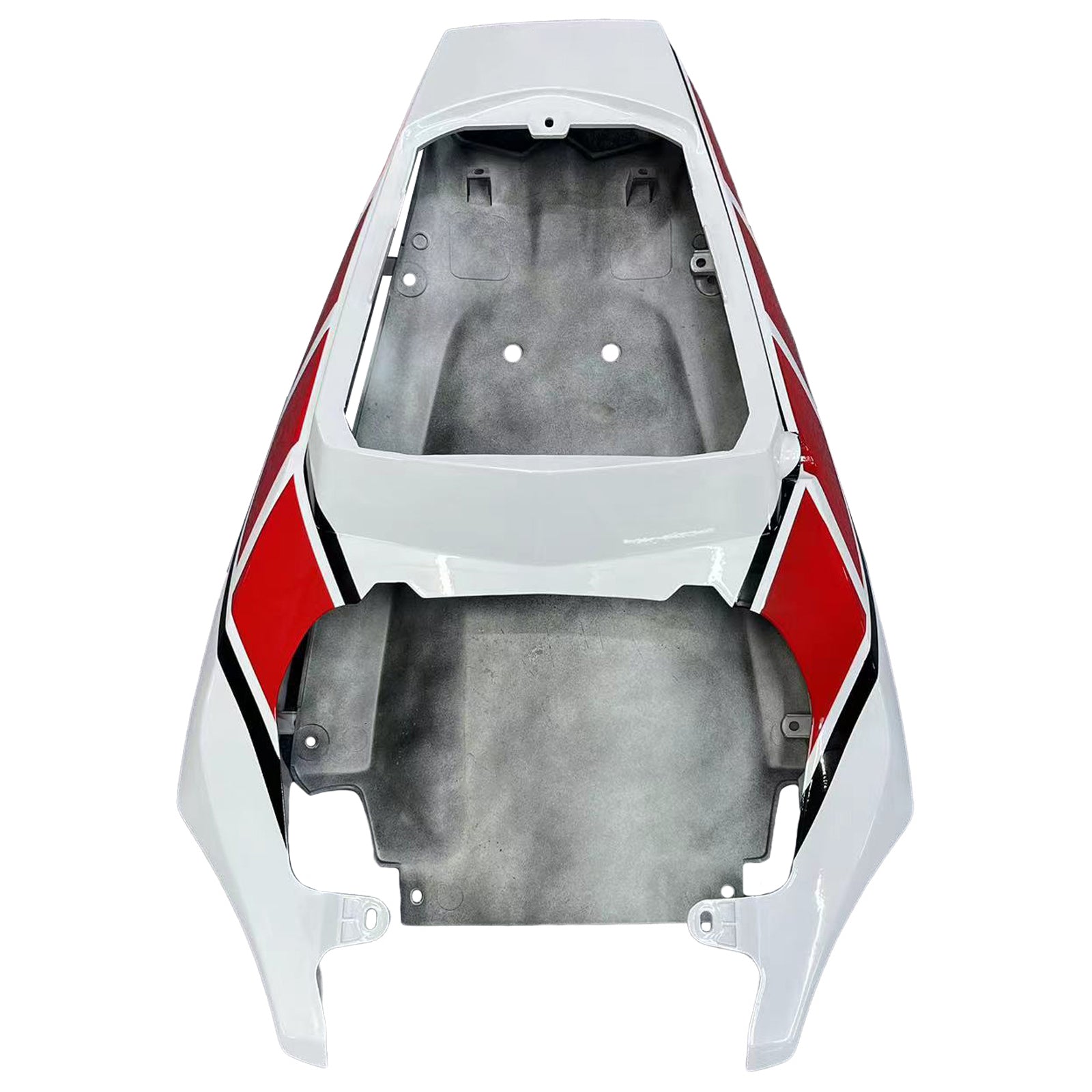 Amotopart ヤマハ 2003-2004 YZF 600 R6 & 2006-2009 YZF R6S ホワイト レッド フェアリングキット