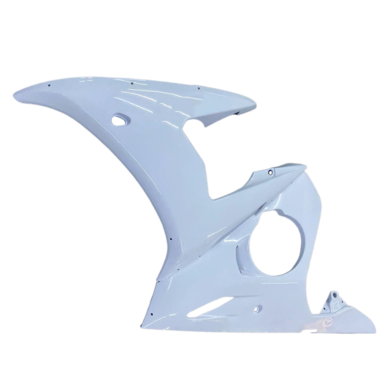 Amotopart 2003-2004 Yamaha R6 & 2006-2009 YZF R6S Fairing White & Gold Kit