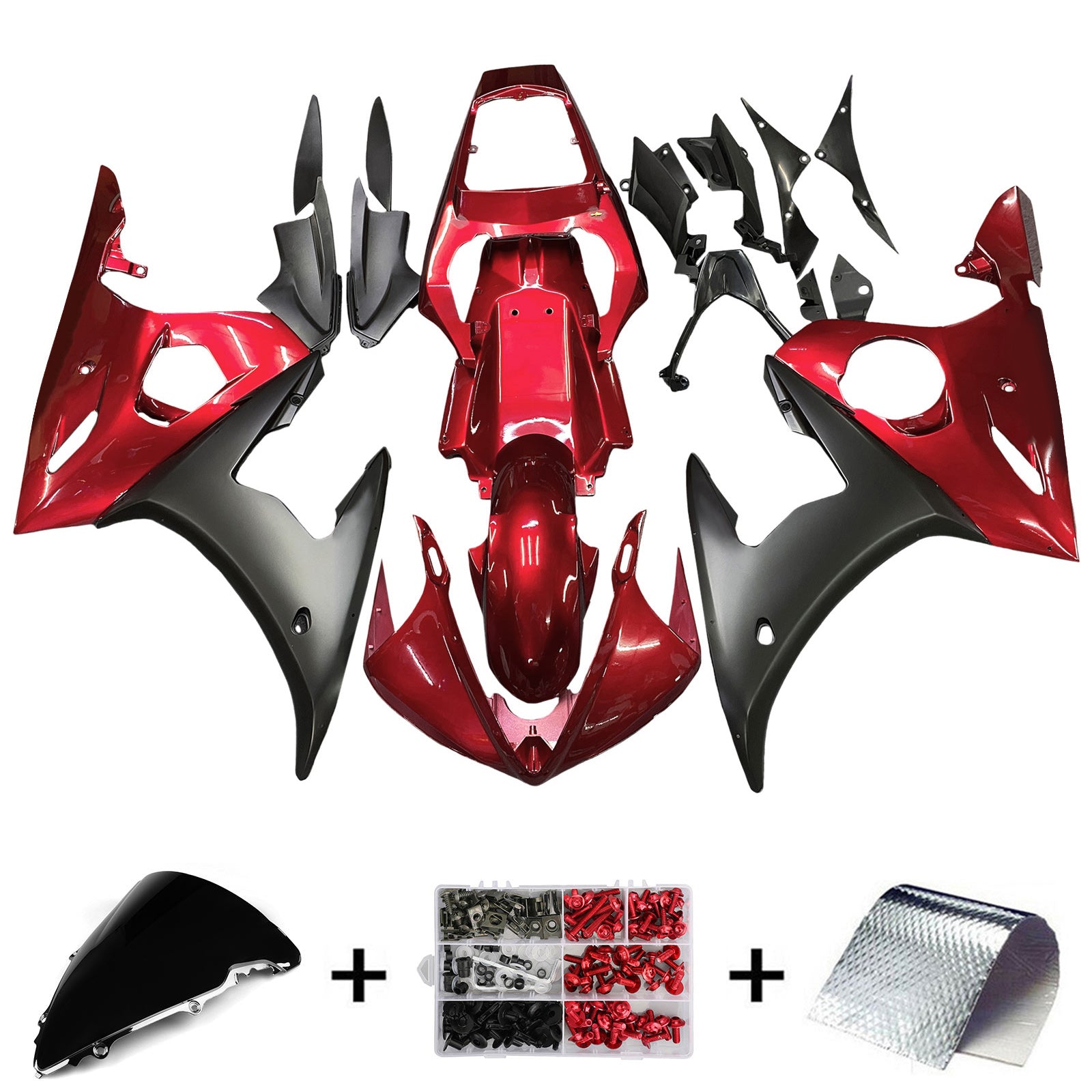 Injection Fairing Kit Bodywork Plastic ABS fit For Yamaha 2003-2004 YZF 600 R6 & 2006-2009 YZF R6S