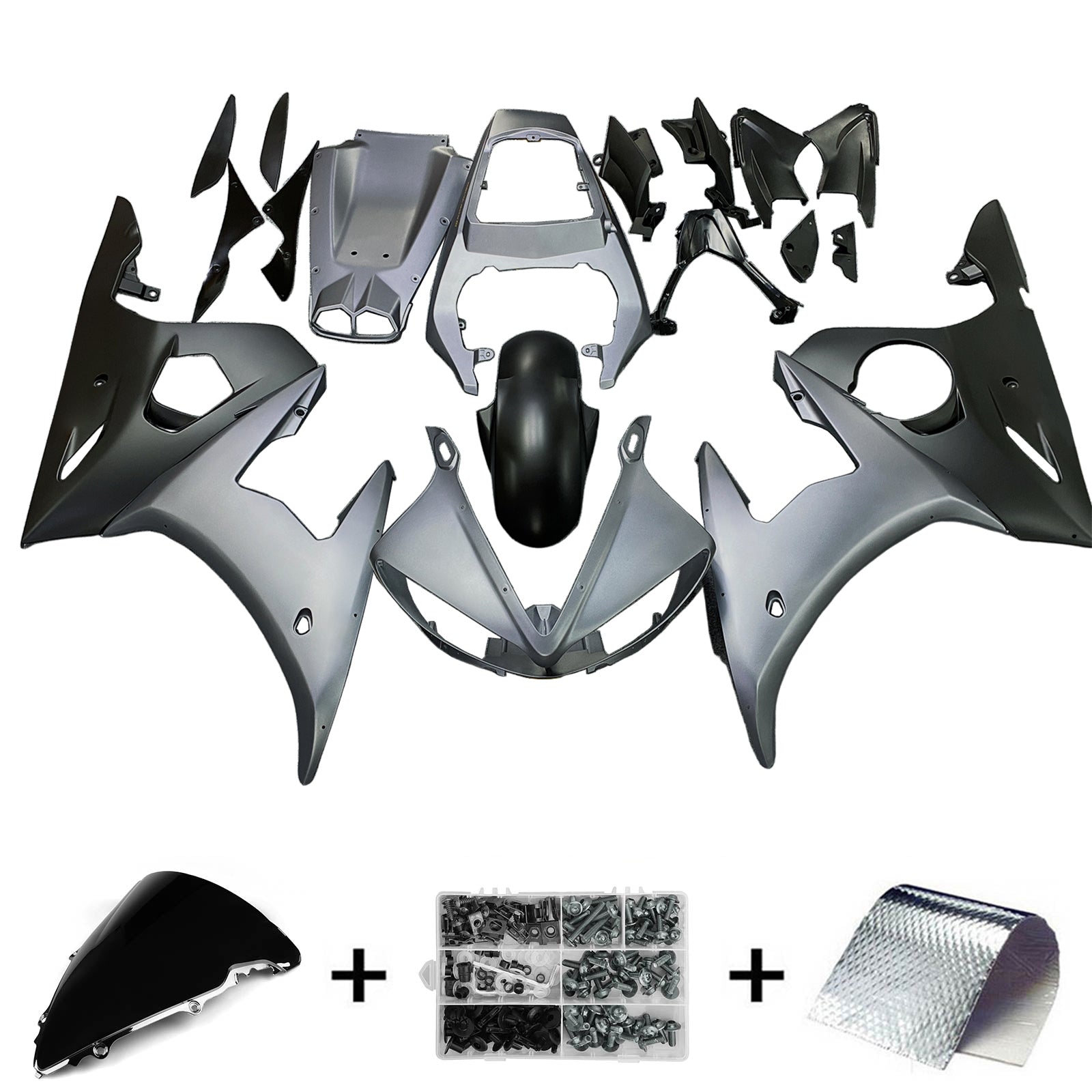 Injection Fairing Kit Bodywork Plastic ABS fit For Yamaha 2003-2004 YZF 600 R6 & 2006-2009 YZF R6S