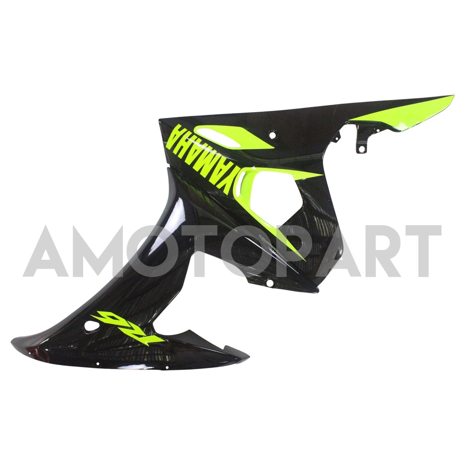 Amotopart Yamaha 2003-2004 YZF 600 R6 & 2006-2009 YZF R6S Black Fairing Kit
