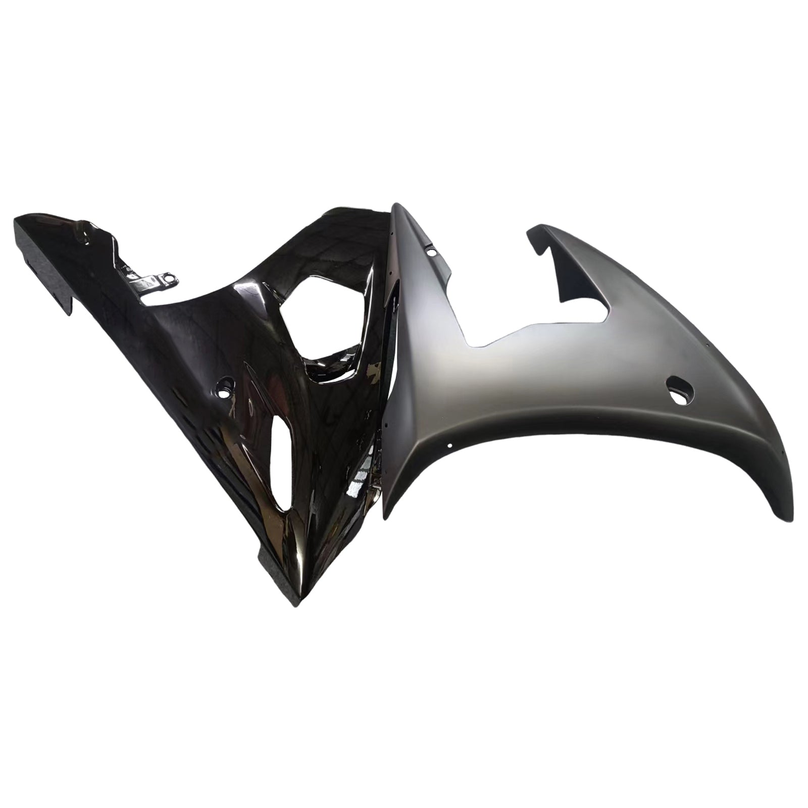 Amotopart 2005 Yamaha R6 Fairing Matt Black Kit
