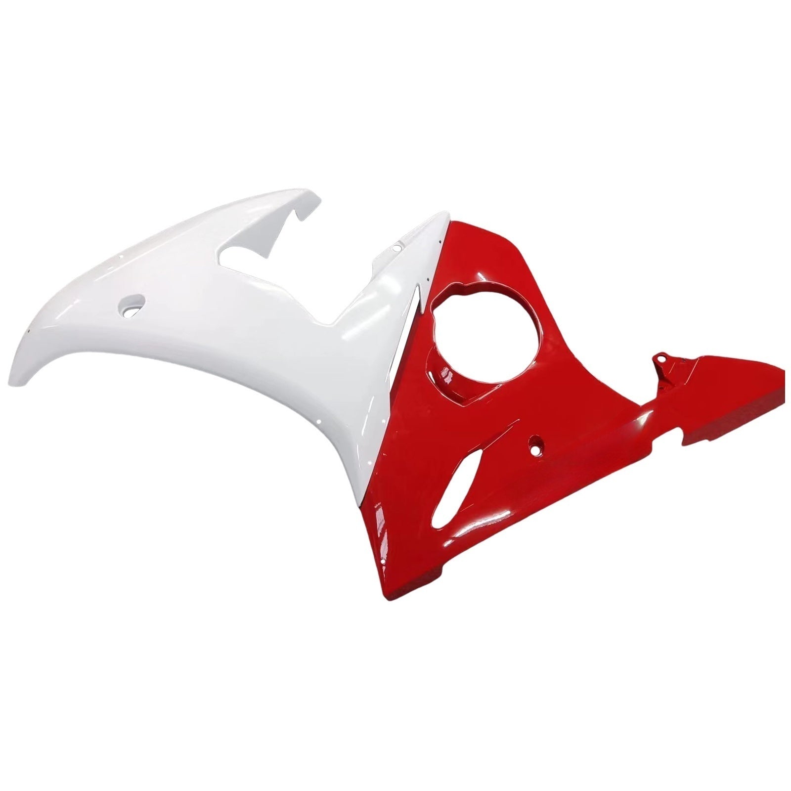 Amotopart 2005 ヤマハ R6 フェアリング ホワイト&レッド キット