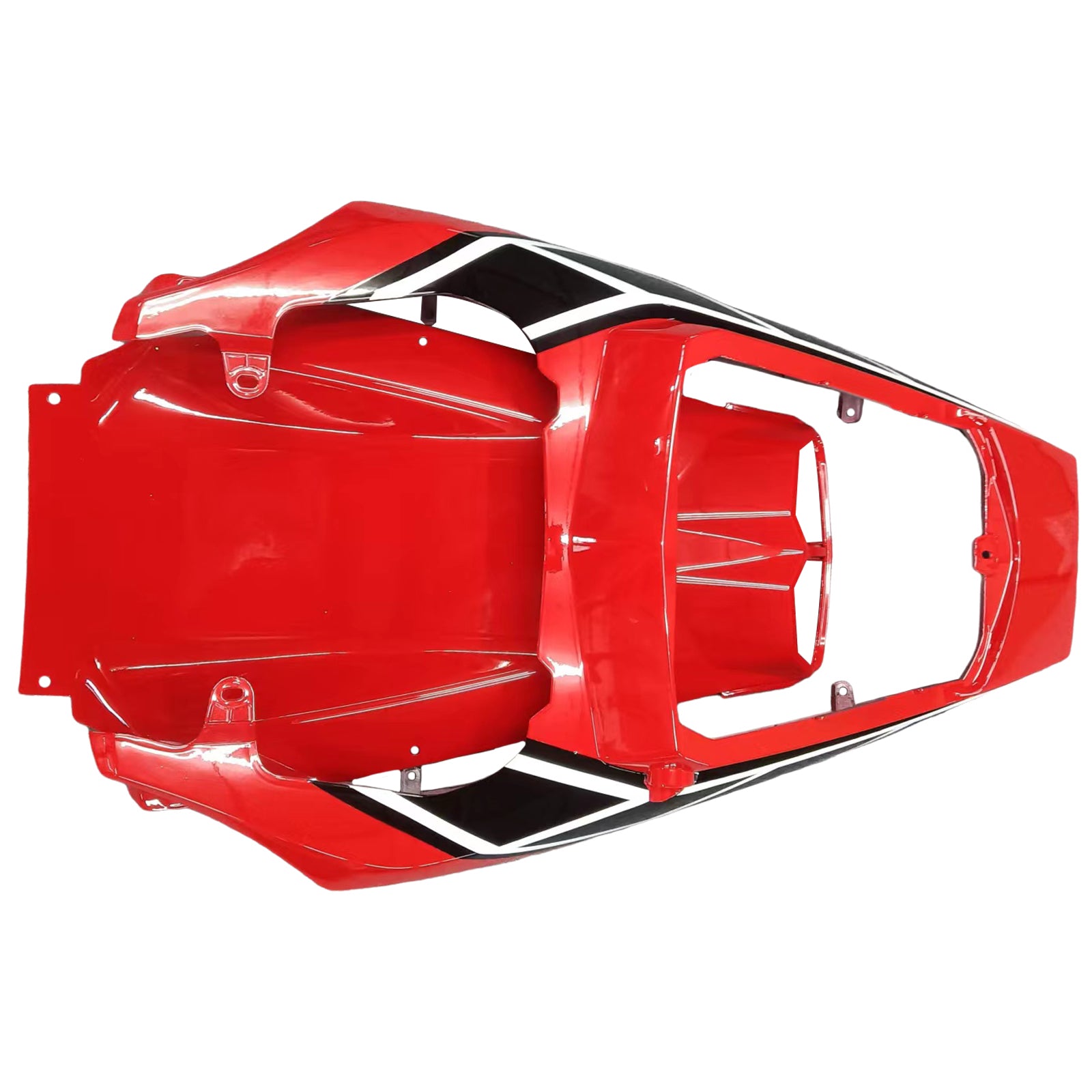 Carenado rojo para Yamaha R6 2005 de Amotopart&WKit blanco