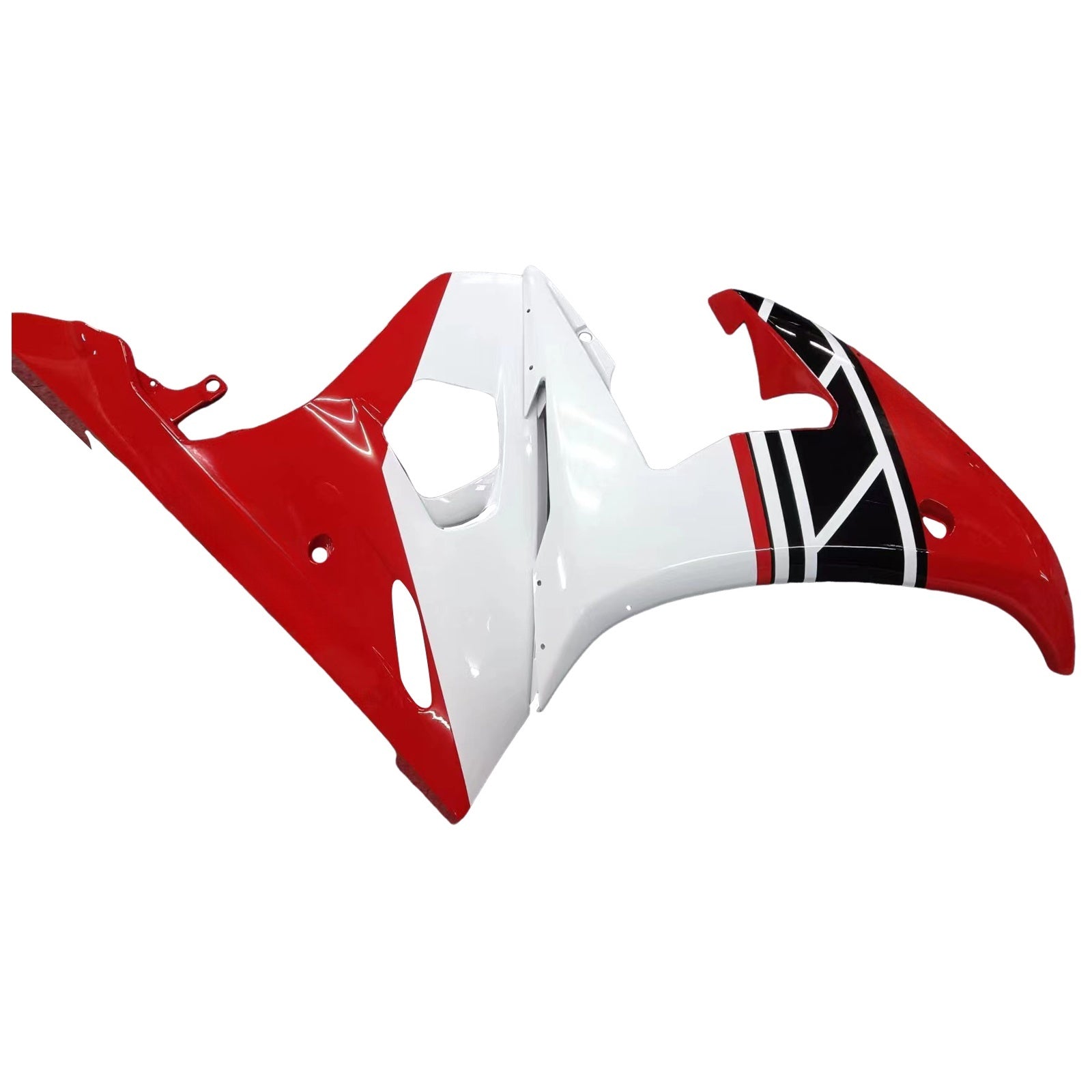 Carenado rojo para Yamaha R6 2005 de Amotopart&WKit blanco